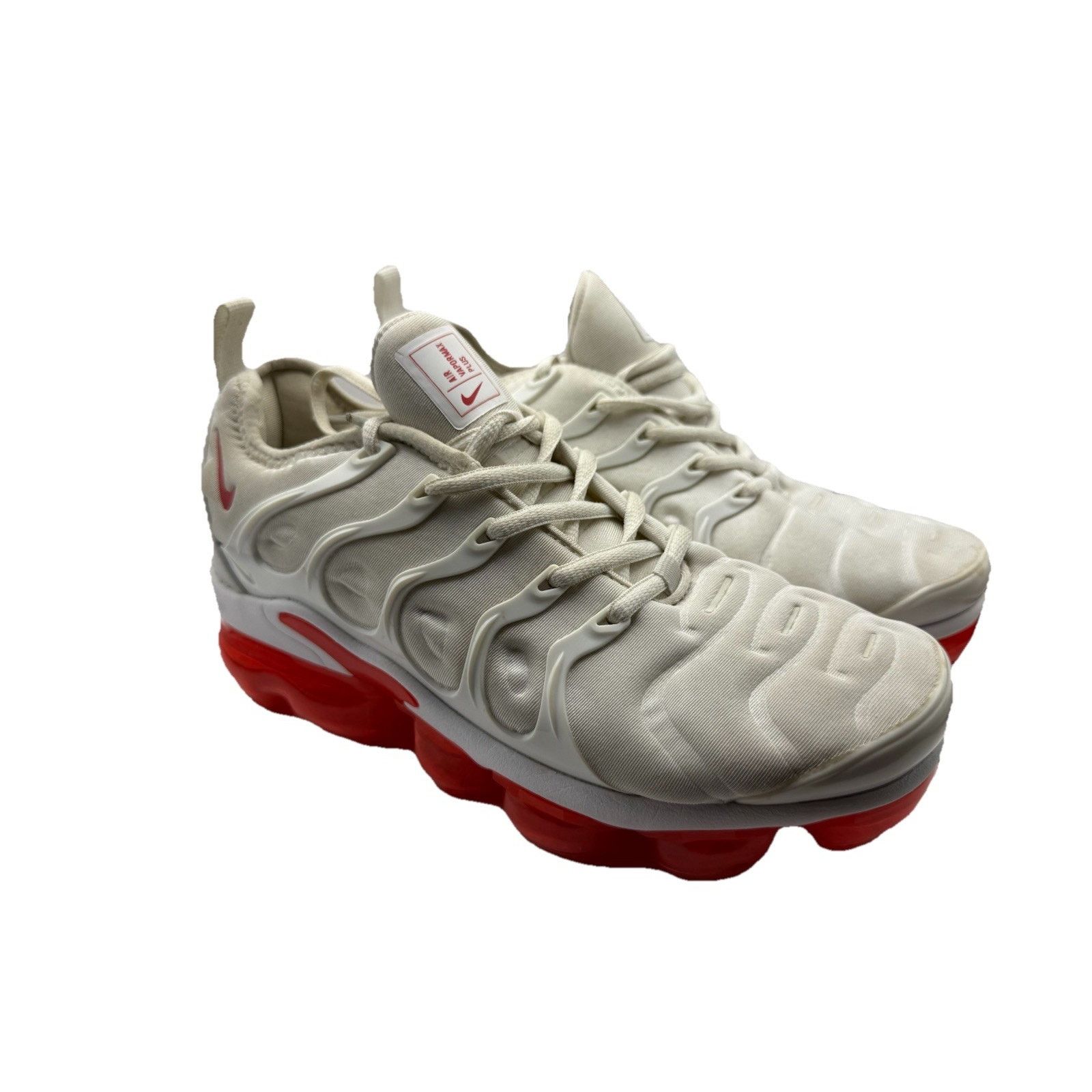 Nike Nike Air Vapormax Plus Mens 8 White University Red Sneakers Size US 8 / EU 41 - 3 Thumbnail