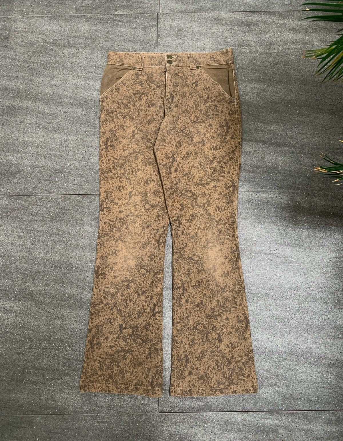 Le Grande Bleu (L.G.B.) × Tornado Mart Printed Flared Pants Size US 31 - 2 Thumbnail