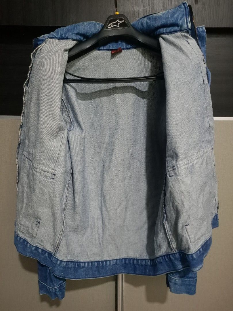Lee Vintage 80s Lee Denim Toggle Jacket Made in Canada Size US L / EU 52-54 / 3 - 7 Thumbnail