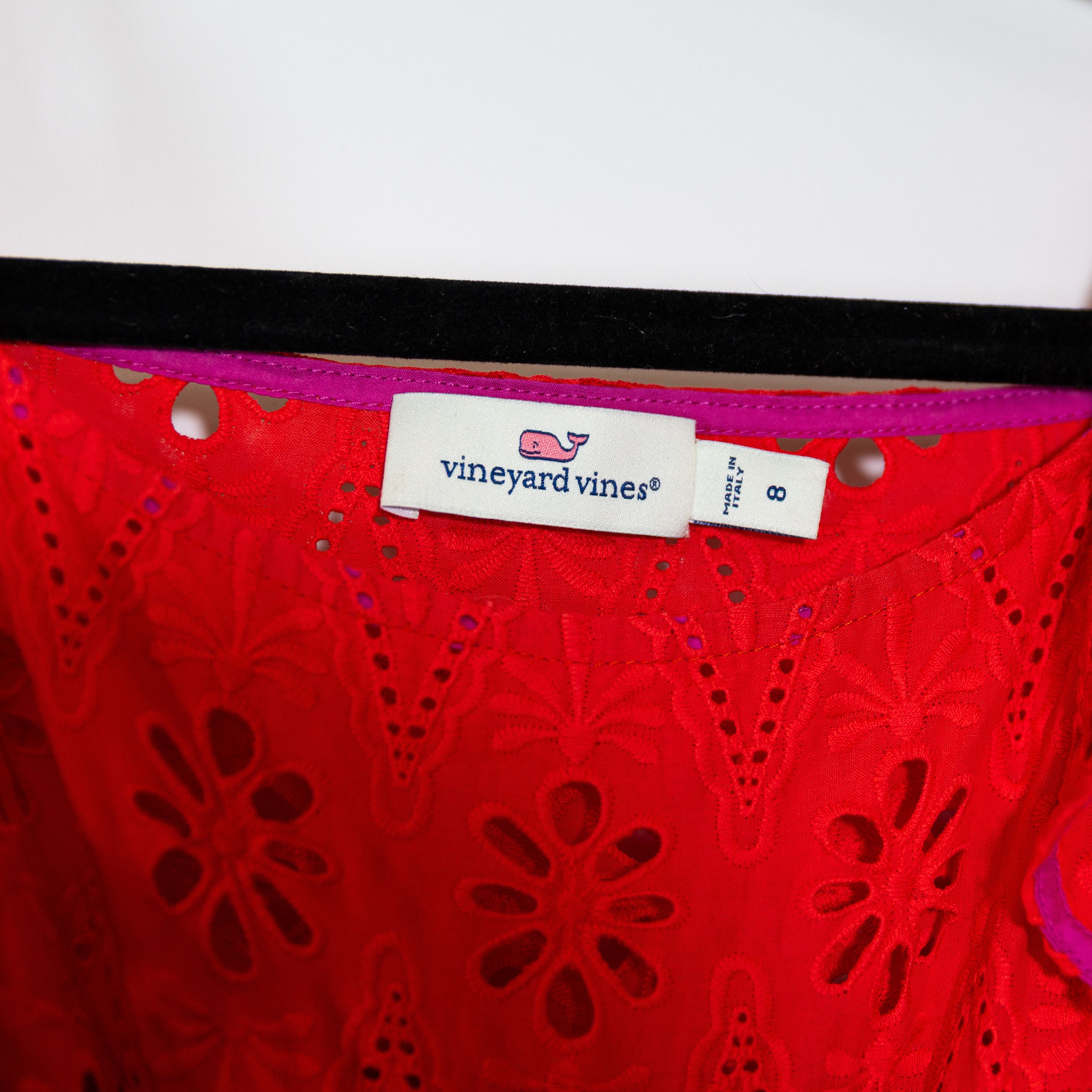 Vineyard Vines Vineyard Vines Cotton Eyelet Lace Flutter Size M / US 6-8 / IT 42-44 - 2 Thumbnail