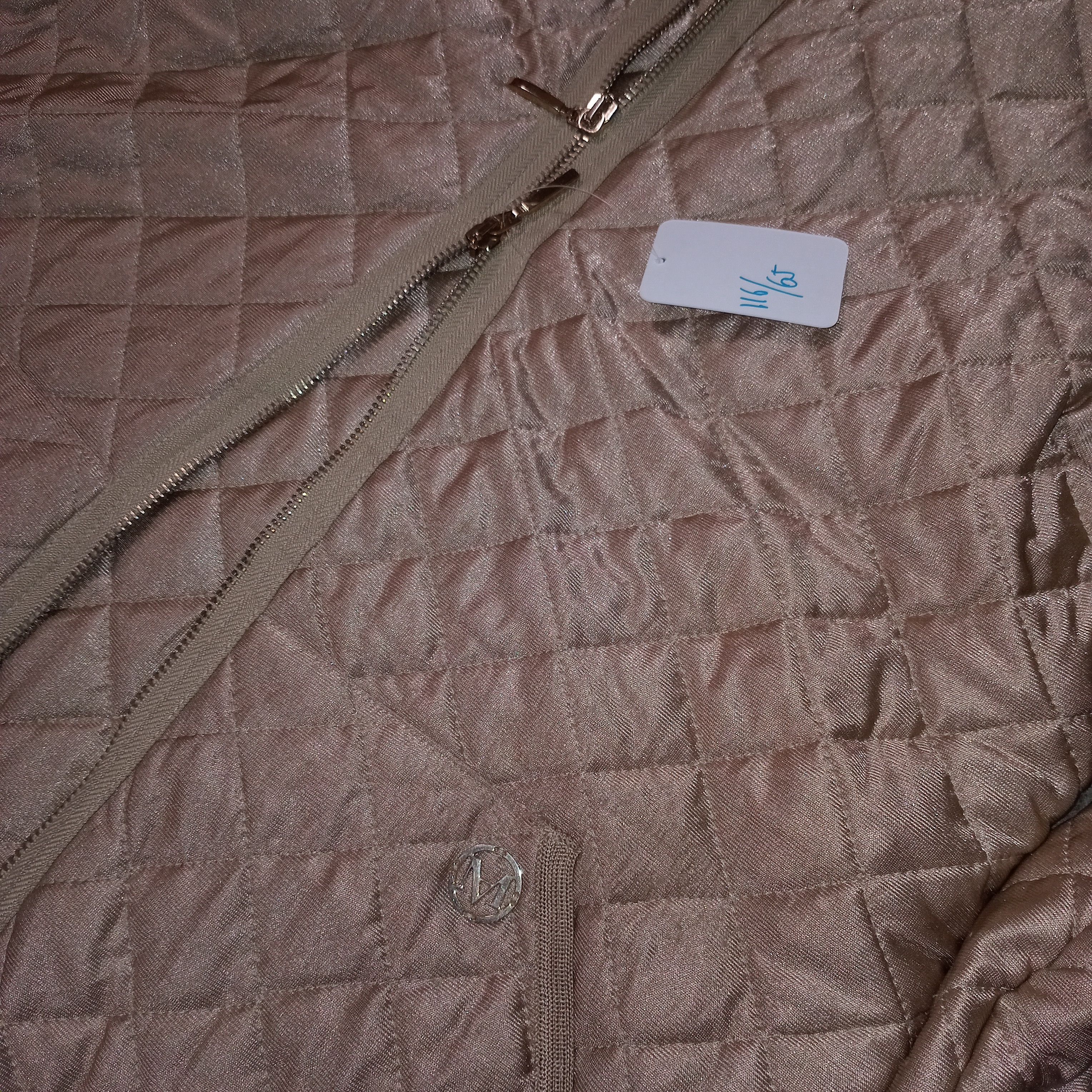 Marella MARELLA QUILTED JACKET GOLD Size L / US 10 / IT 46 - 3 Thumbnail