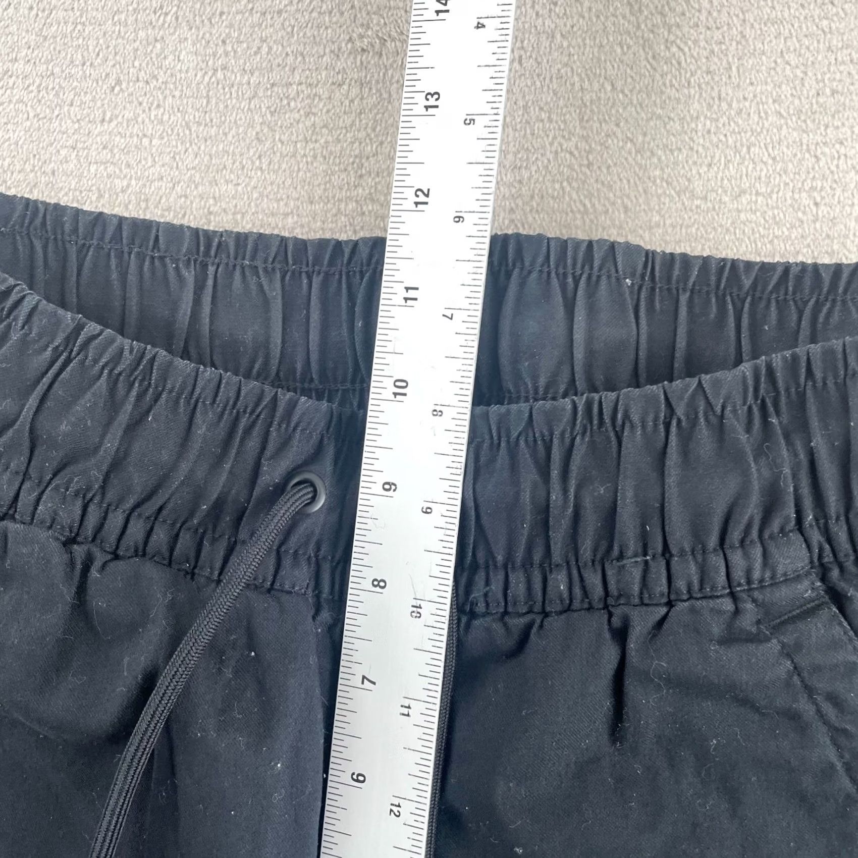 Nike Nike Pants Mens S Black Soccer Training Men Tapered Elastic Waist Ankle Zip Size US 29 - 5 Thumbnail