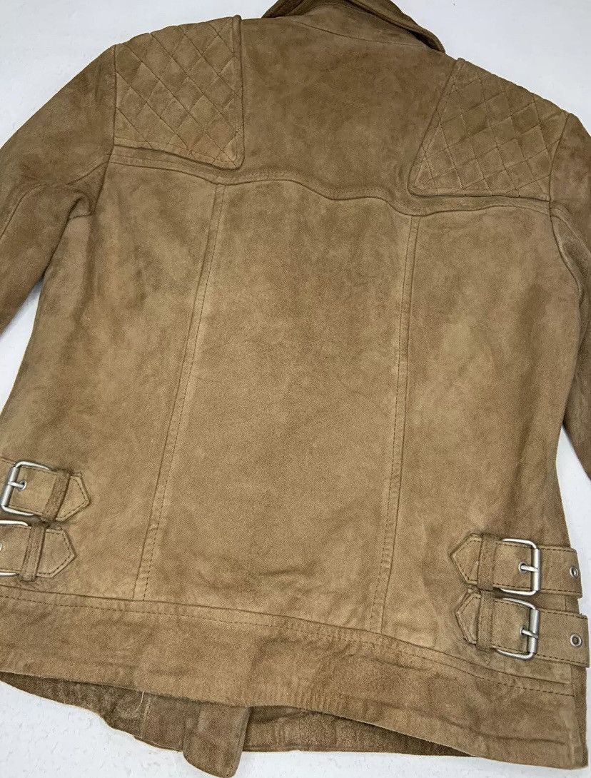 Allsaints AllSaints Brown Mason Biker Leather Jacket US4 UK8 EU36 Size S / US 4 / IT 40 - 8 Thumbnail