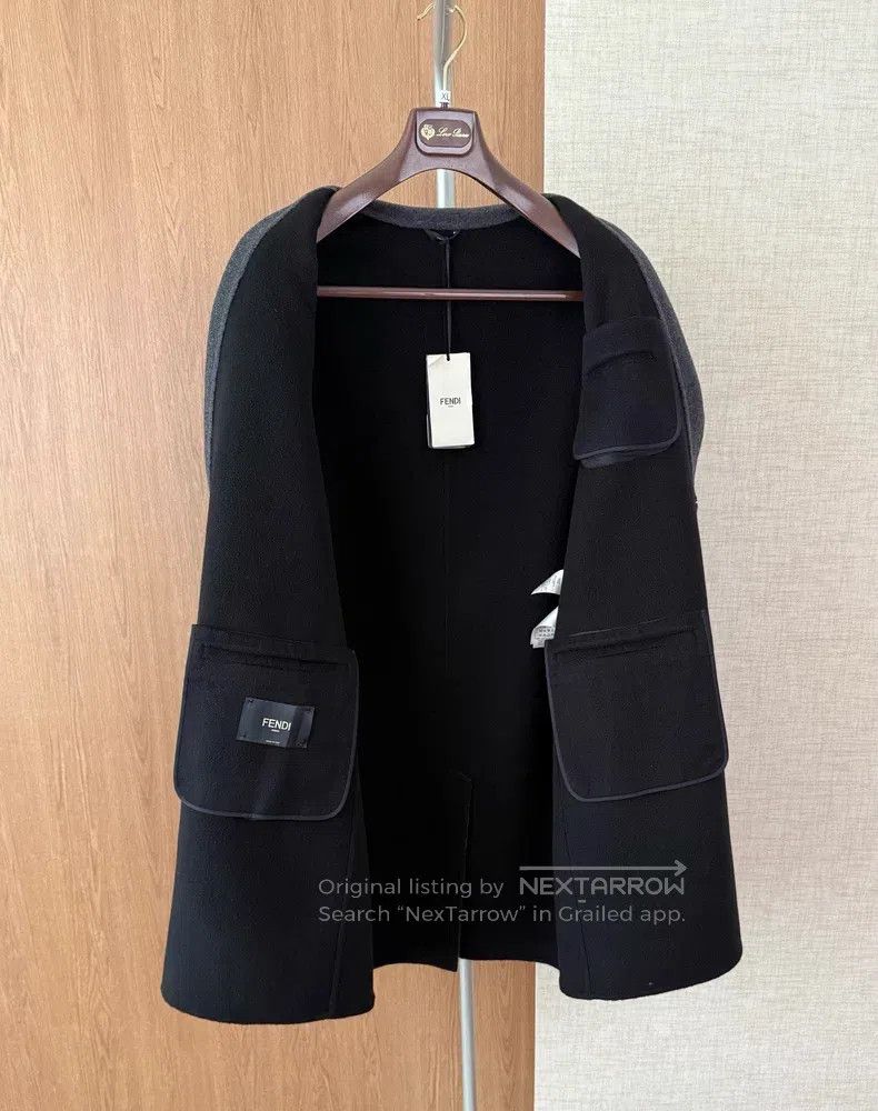 Fendi Fendi Autumn Winter Double-Faced Cashmere Coat Size US M / EU 48-50 / 2 - 4 Thumbnail