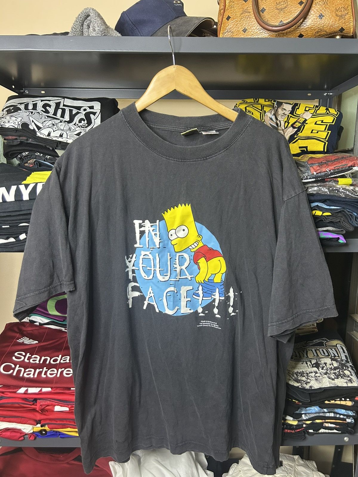 The Simpsons Vintage Bart Simpson “In Your Face” Tee XL Size US XL / EU 56 / 4 - 1 Thumbnail