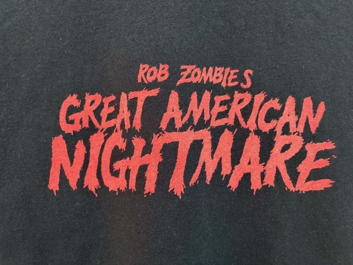 Band Tees ROB ZOMBIES GREAT AMERICAN NIGHTMARE GILDAN INDUSTRIAL METAL Size US M / EU 48-50 / 2 - 5 Thumbnail