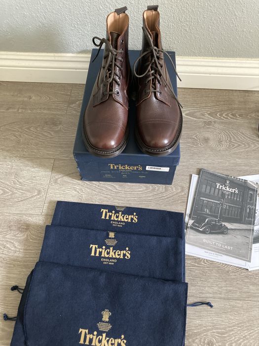 Trickers Tricker's GRASSMERE COUNTRY BOOT - SNUFF KUDU Size 6.5UK