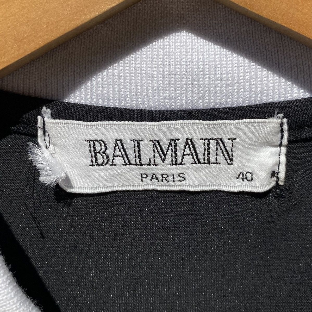 Balmain Vintage Balmain Paris Polos Half Zip Shirt Balmain SunFaded Size US S / EU 44-46 / 1 - 16 Thumbnail