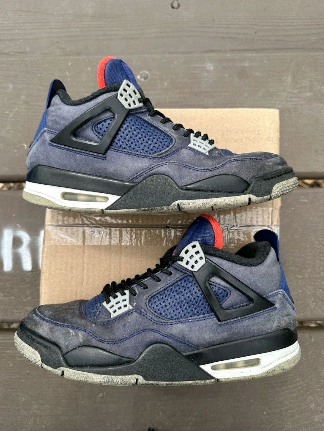 Jordan Brand Nike Air Jordan Retro 4 Winter Loyal Blue Size 10.5 Men Size US 10.5 / EU 43-44 - 2 Thumbnail