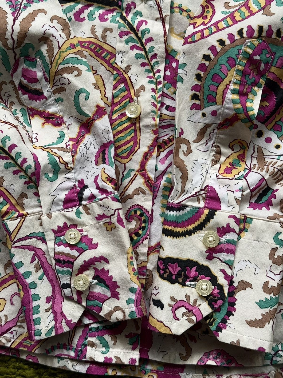 Designer × Etro Etro iconic floral pattern blouse shirt Size M / US 6-8 / IT 42-44 - 4 Thumbnail