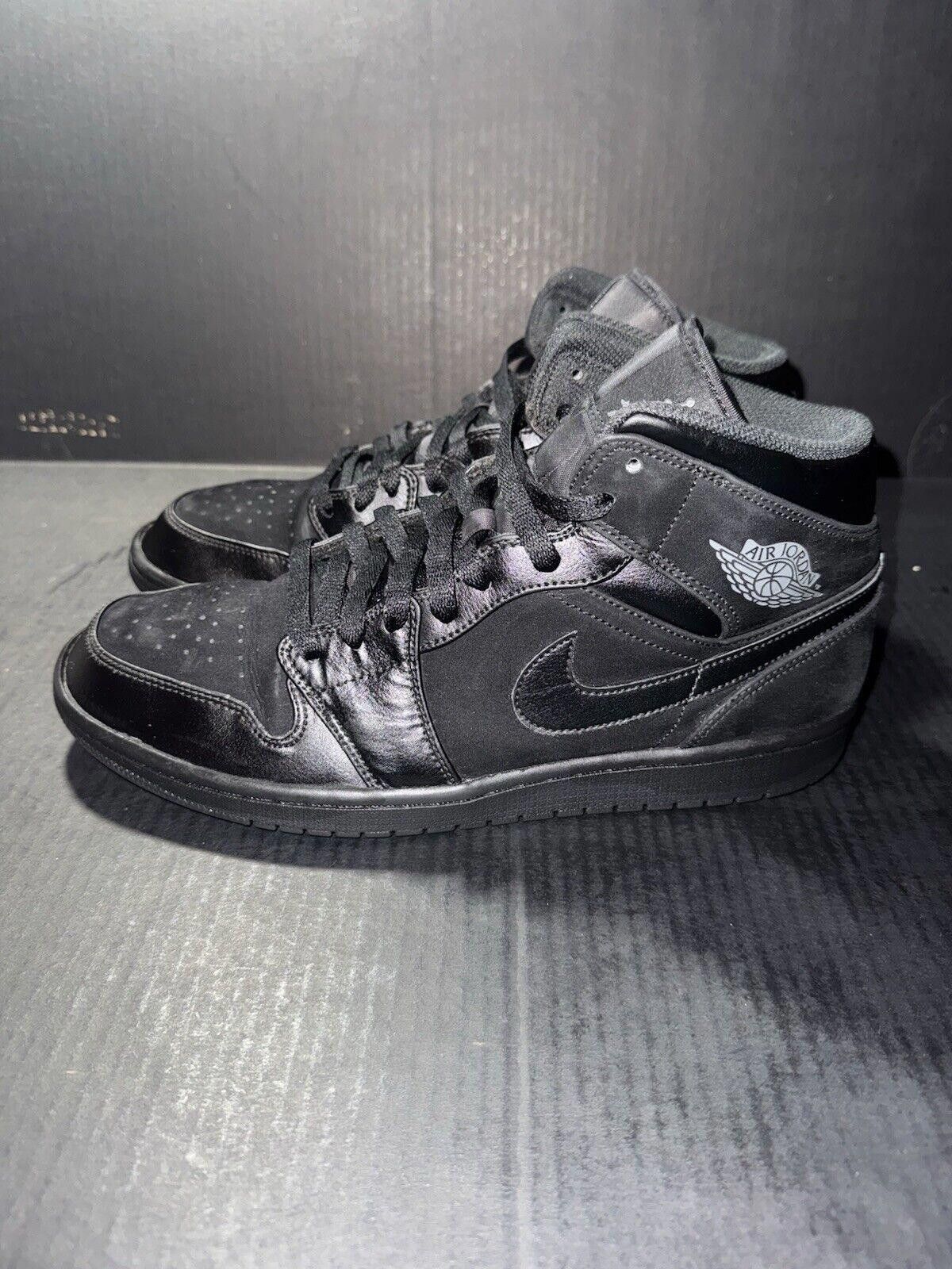 Jordan Brand Nike Air Jordan 1 Mid 'Black' - 554724-050 - Size 11 Size US 11 / EU 44 - 5 Thumbnail