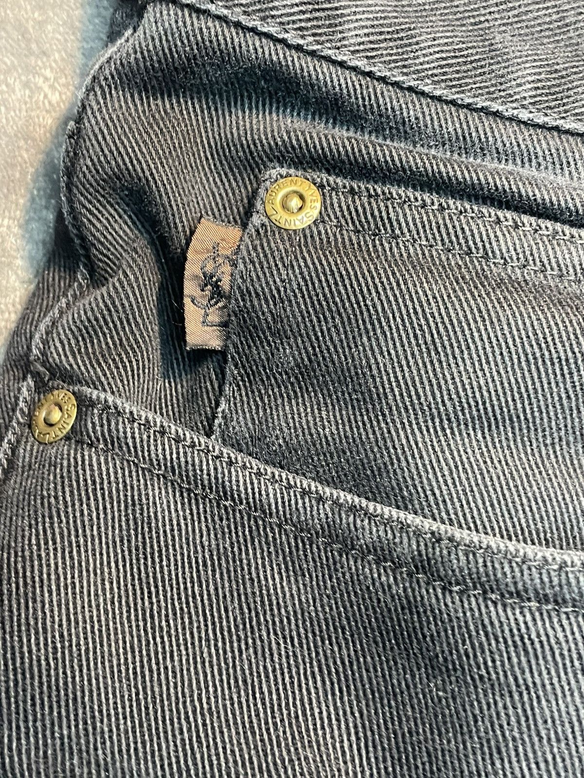 Yves Saint Laurent Jeans YSL Black Size US 34 / EU 50 - 8 Thumbnail