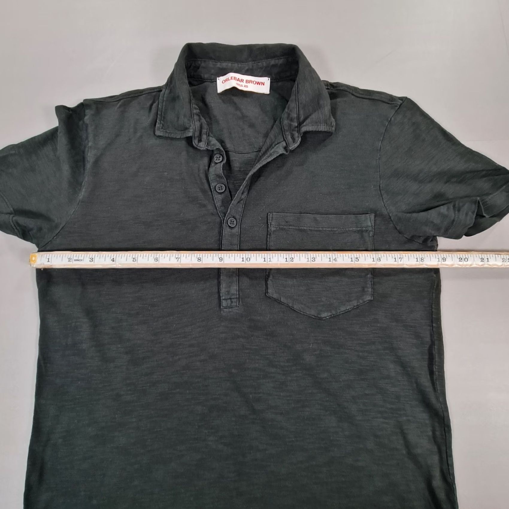 Orlebar Brown Orlebar Brown Polo Shirt Mens XS Black Short Sleeve Button Collared 100% Cotton Preppy Classic Logo Size US XS / EU 42 / 0 - 6 Thumbnail