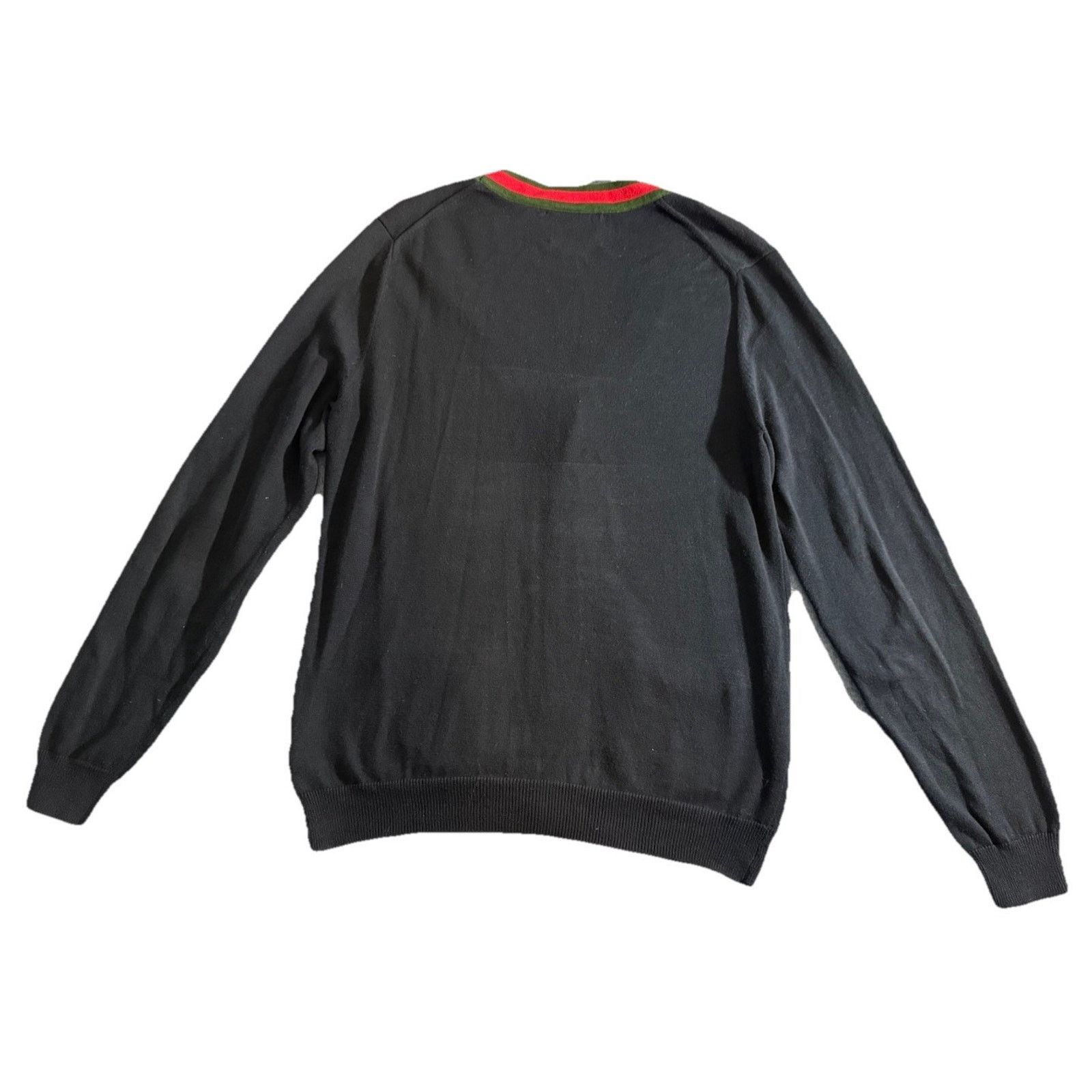 Gucci M Gucci Navy Knit Buttoned Cardigan Sweater Size US M / EU 48-50 / 2 - 2 Thumbnail