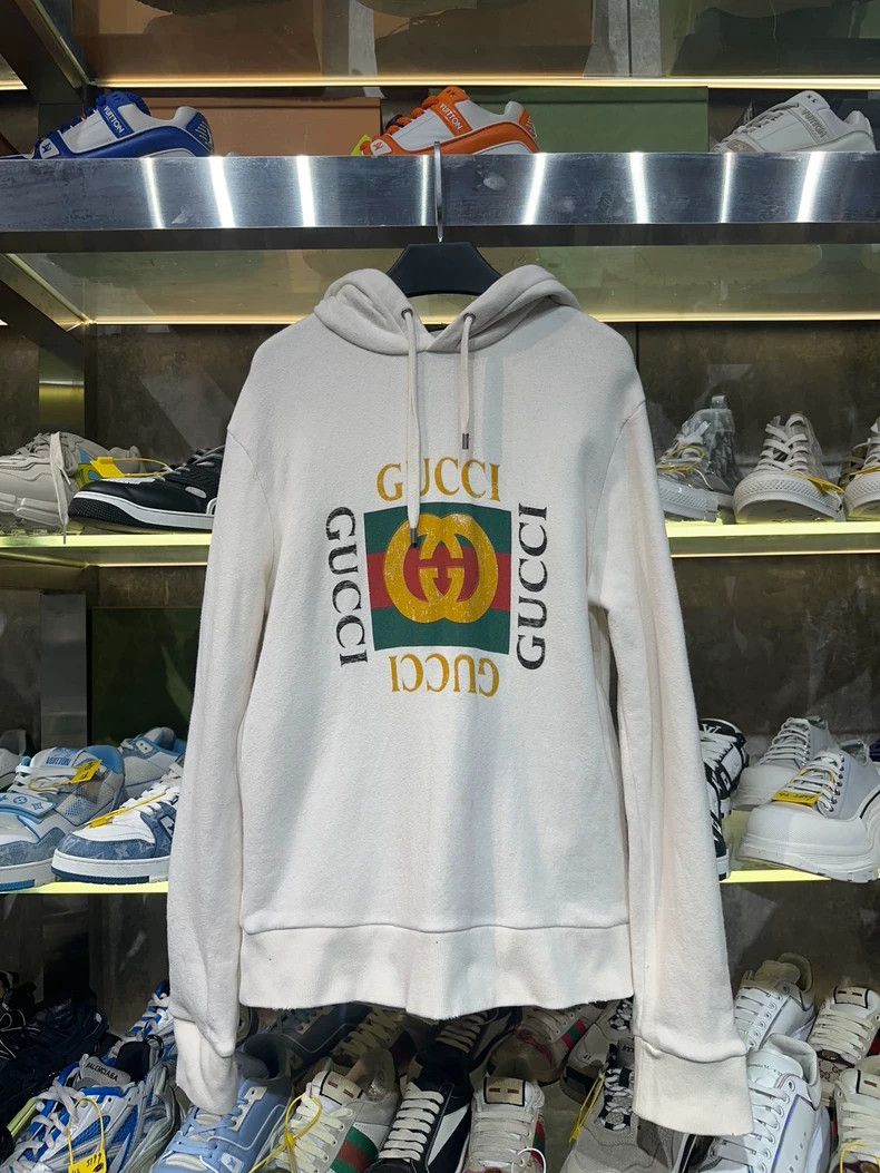 Gucci Gucci Vintage square logo hoodie 2502-Nextarrow Size US S / EU 44-46 / 1 - 1 Thumbnail