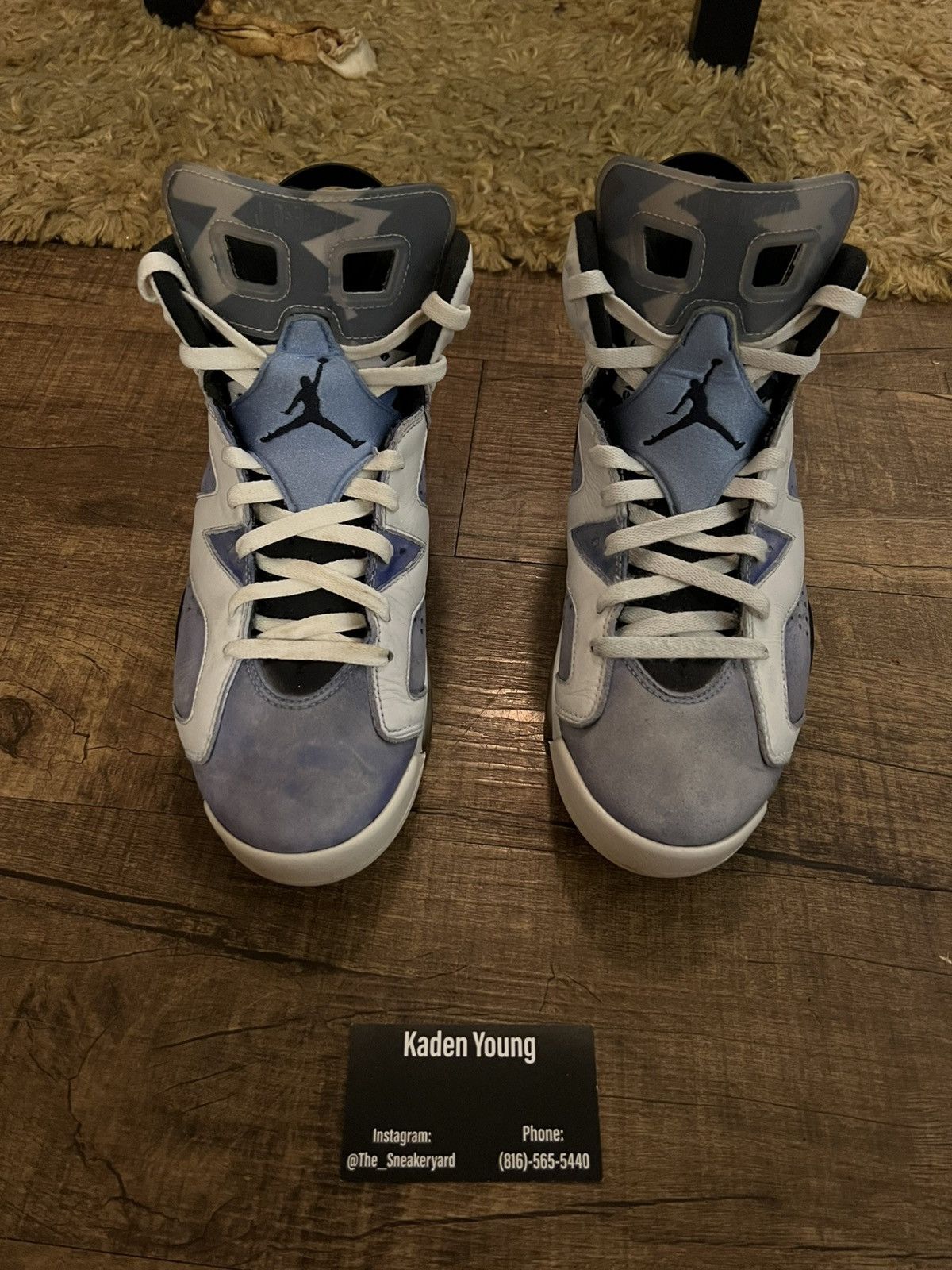Jordan Brand Air Jordan 6 “UNC” Size US 11 / EU 44 - 3 Thumbnail