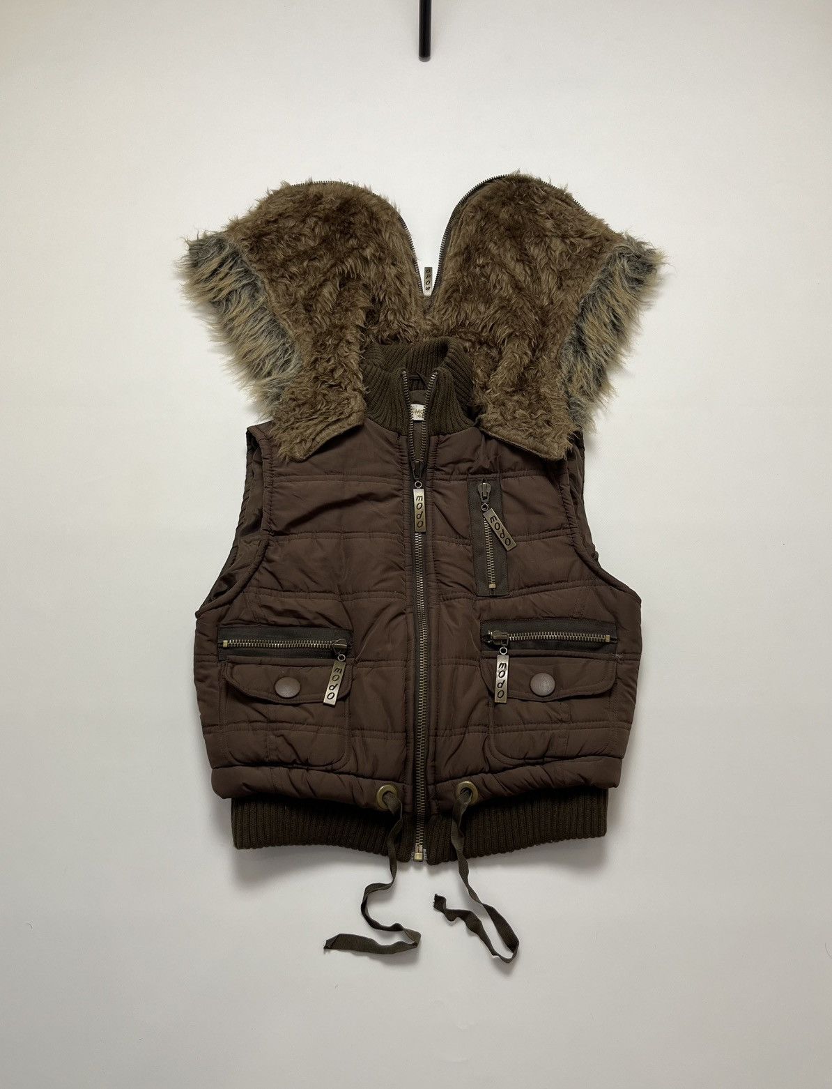 Hysteric Glamour × Undercover Military LGB If Six Was Nine Style Faux Fur Zip Vest Jacket Size US S / EU 44-46 / 1 - 1 Thumbnail