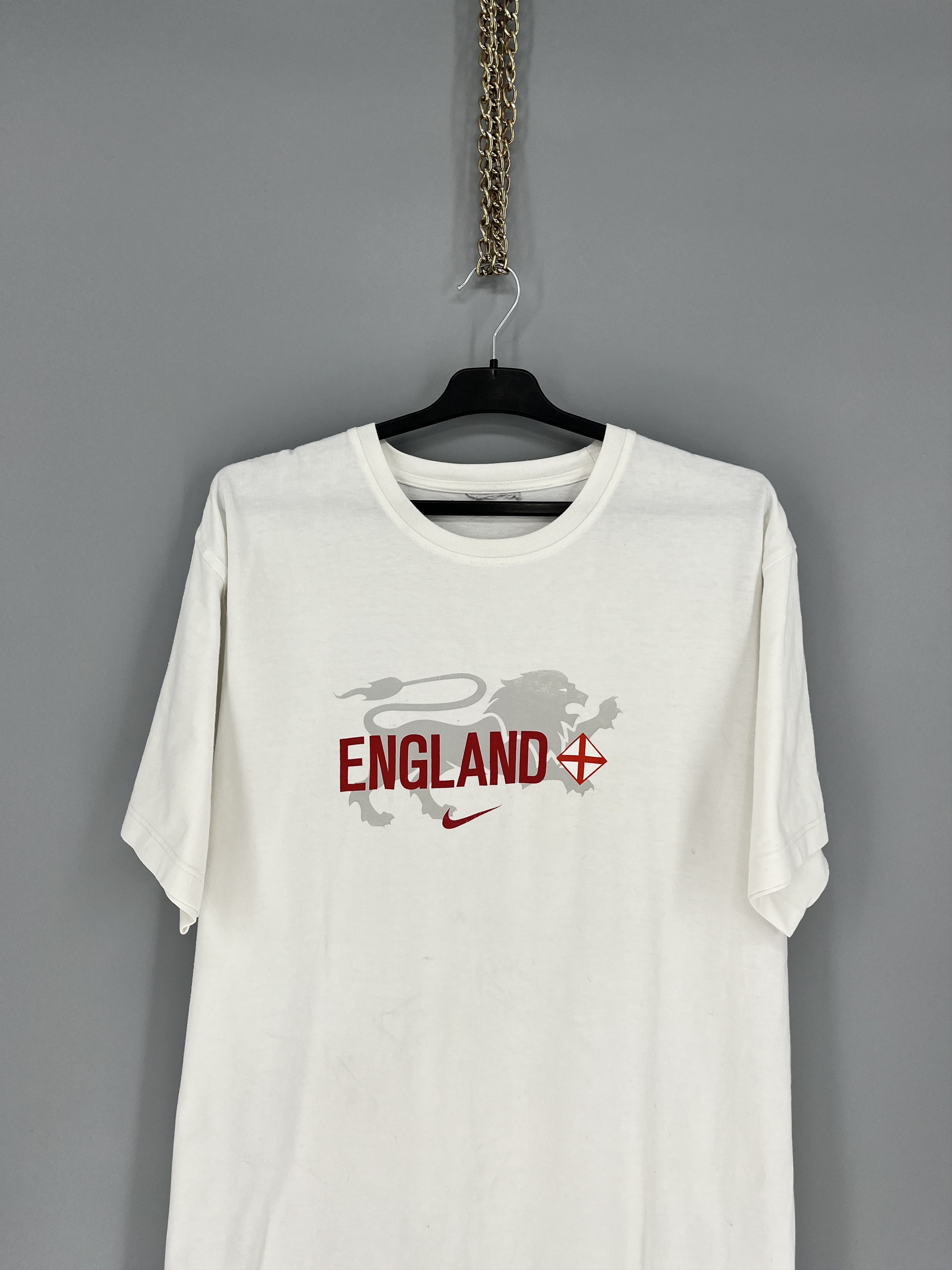 Nike × Vintage Vintage Nike England Rooney football tee Size US XL / EU 56 / 4 - 6 Thumbnail
