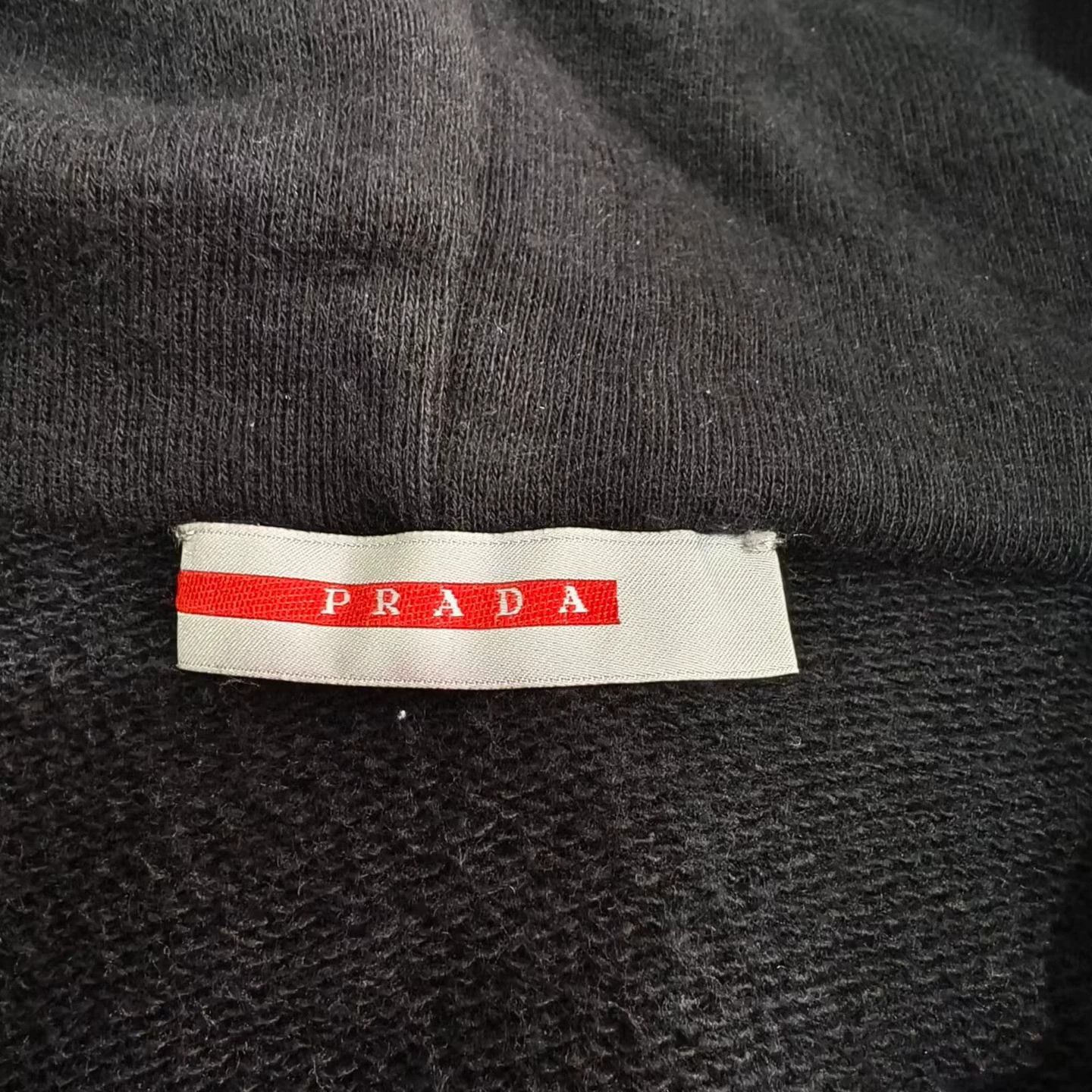 Prada Prada Red Rubber Strip Logo Jacket L Size US L / EU 52-54 / 3 - 3 Thumbnail
