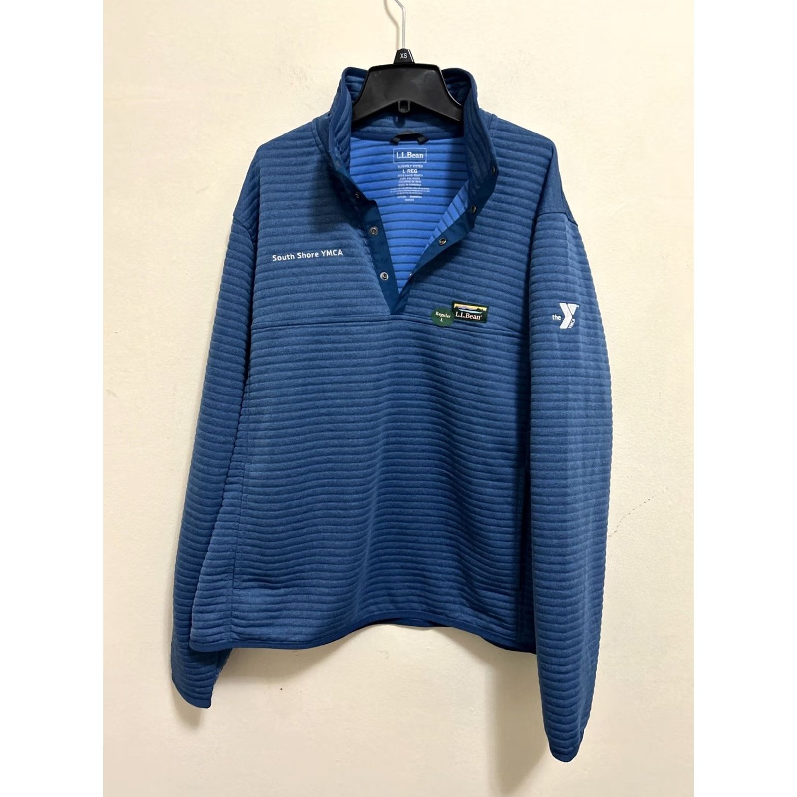 Vintage L.L.Bean Airlight Knit Pullover Mens L Blue Light Ocean Slightly Fitted Sweater 506874 Size US L / EU 52-54 / 3 - 2 Thumbnail