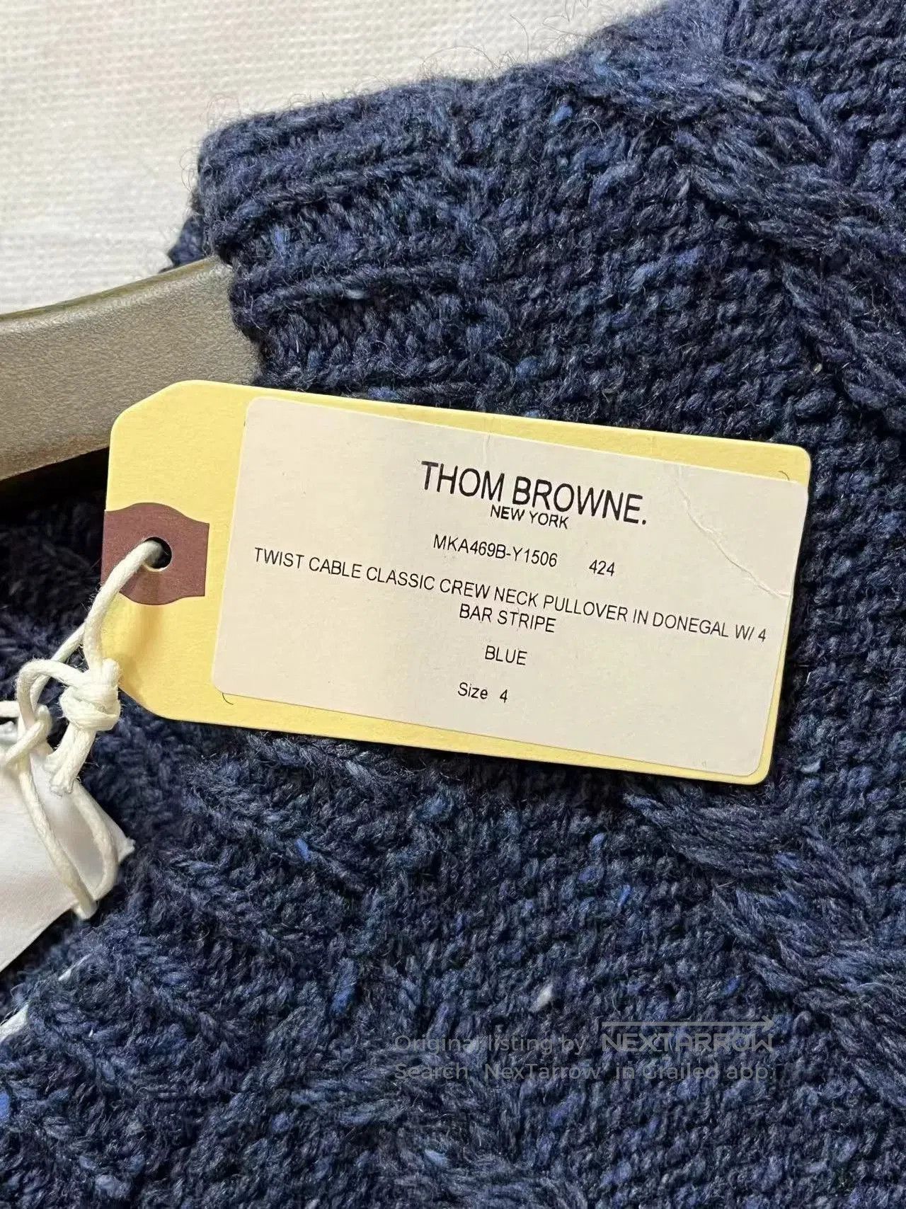 Thom Browne Thom Browne Navy Knit Sweater Men's. Size US XS / EU 42 / 0 - 6 Thumbnail