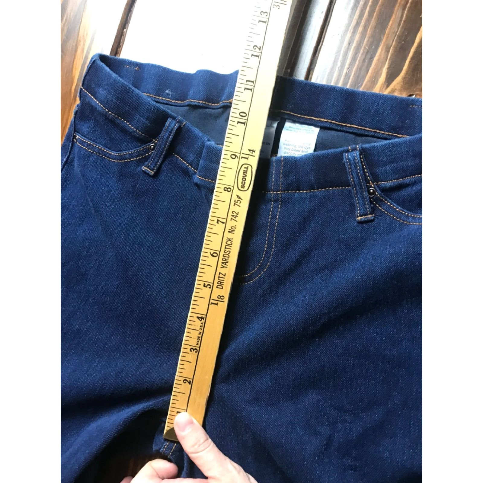 Vintage Time And Tru Jeans Women's Size Small Blue Jegging Pull On Cuffed Size 28" / US 6 / IT 42 - 6 Thumbnail