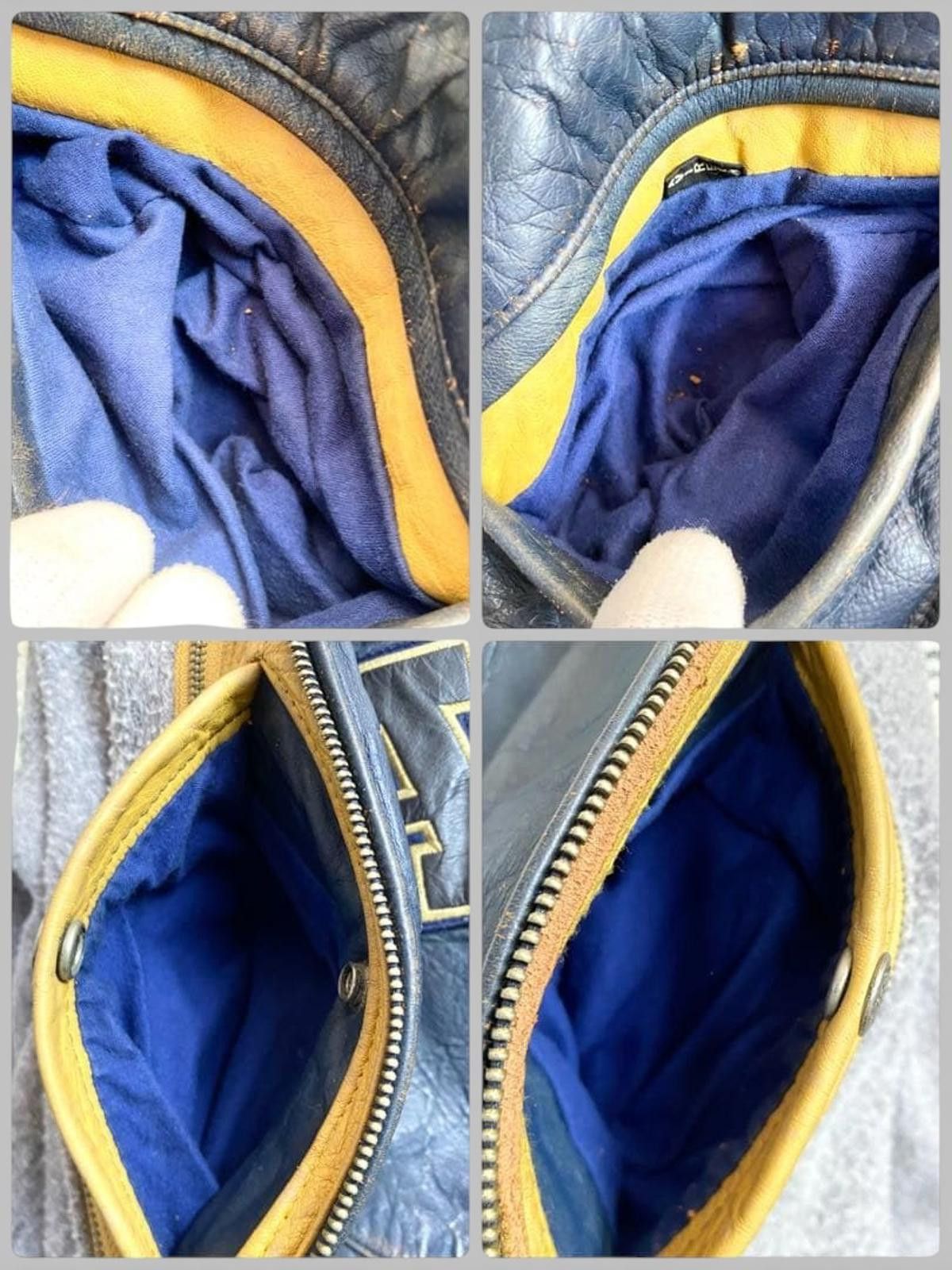 Avirex Avirex - Vintage Men's Leather Bomber Jacket with Hood Size US M / EU 48-50 / 2 - 7 Thumbnail