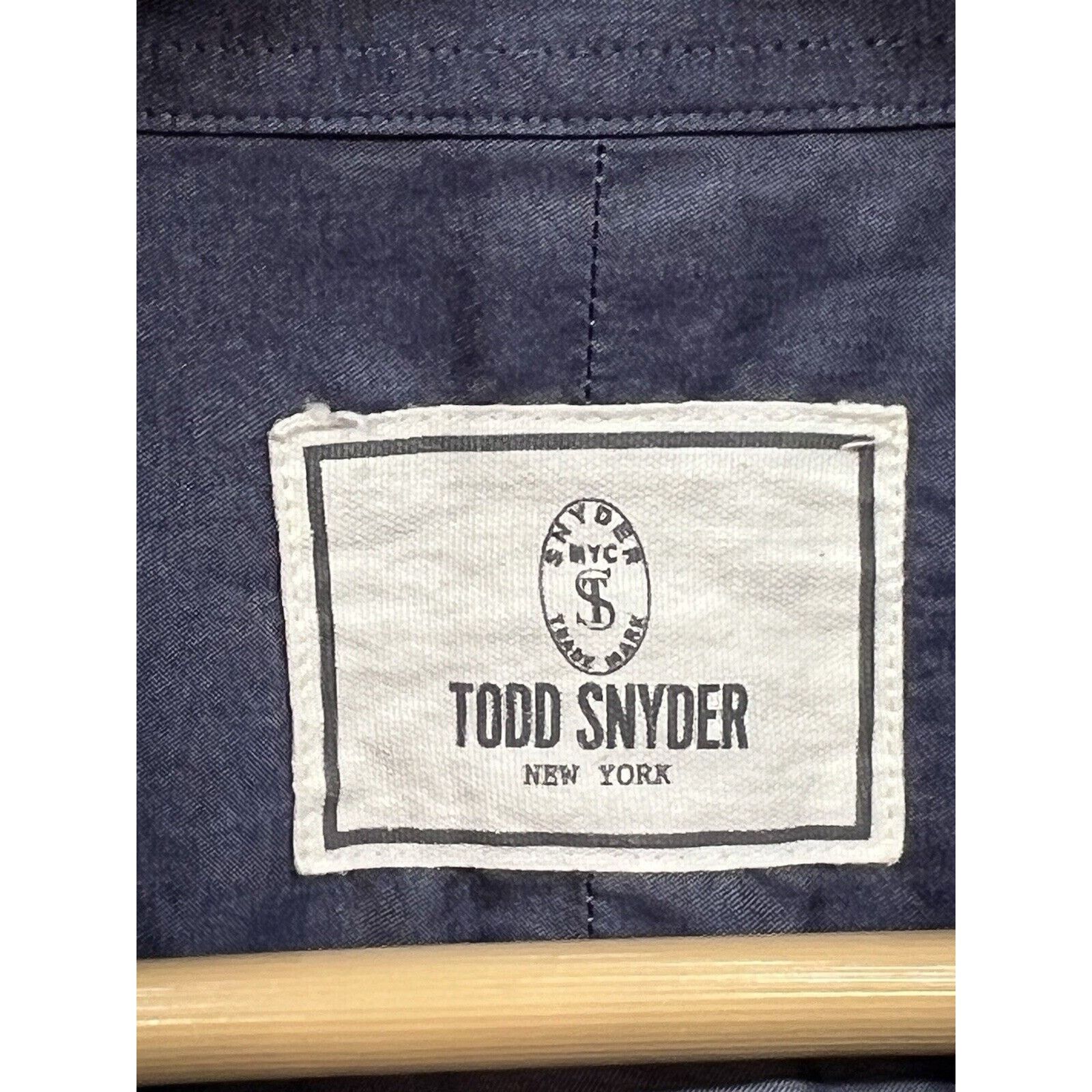Todd Snyder Todd Snyder Dress Shirt 16 32/33 Gray Button Up Long Sleeve Size US XL / EU 56 / 4 - 3 Thumbnail