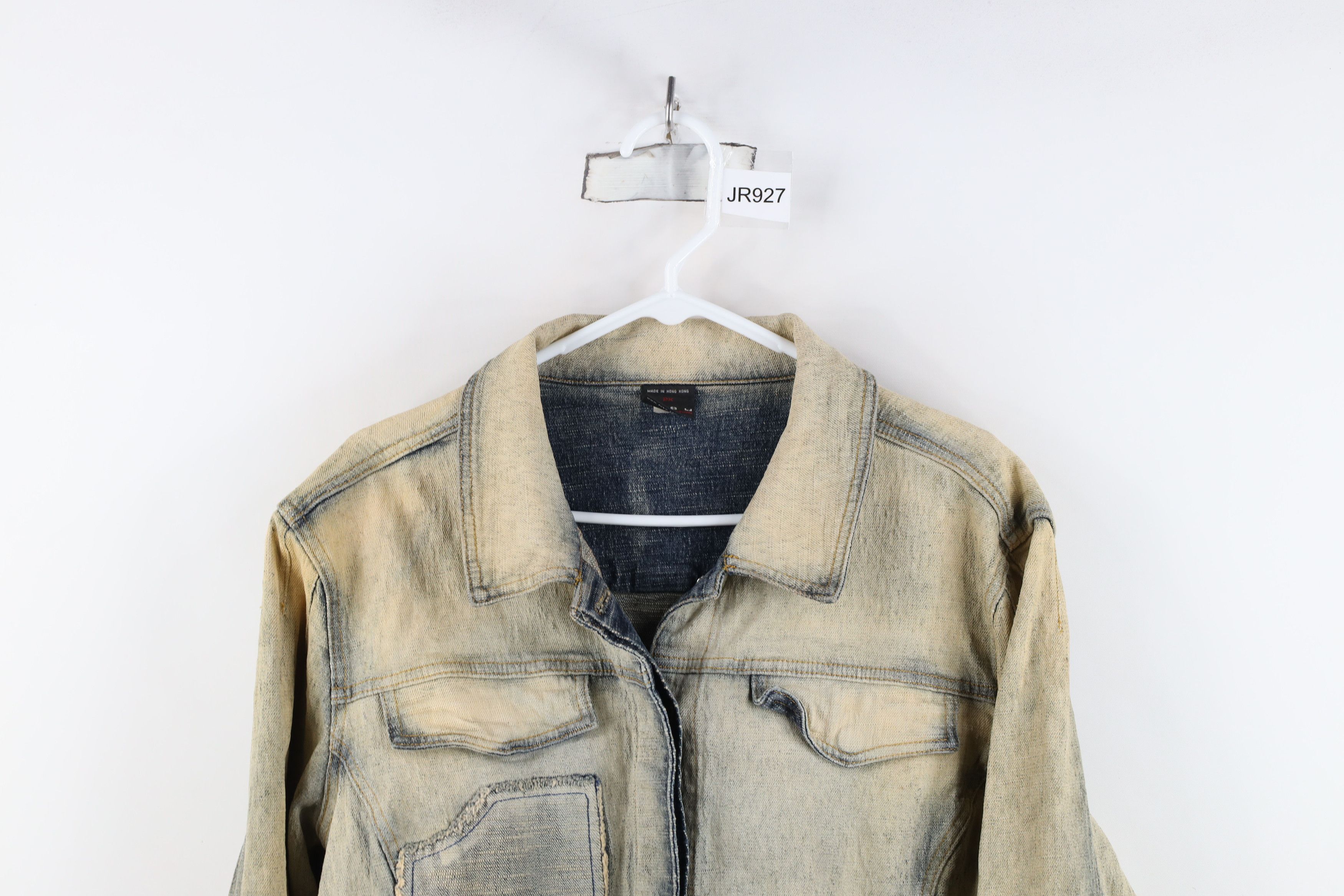 Fubu Vintage FUBU Stretch Denim Jean Trucker Jacket Acid Wash Size XXL / US 16-18 / IT 52-54 - 2 Thumbnail