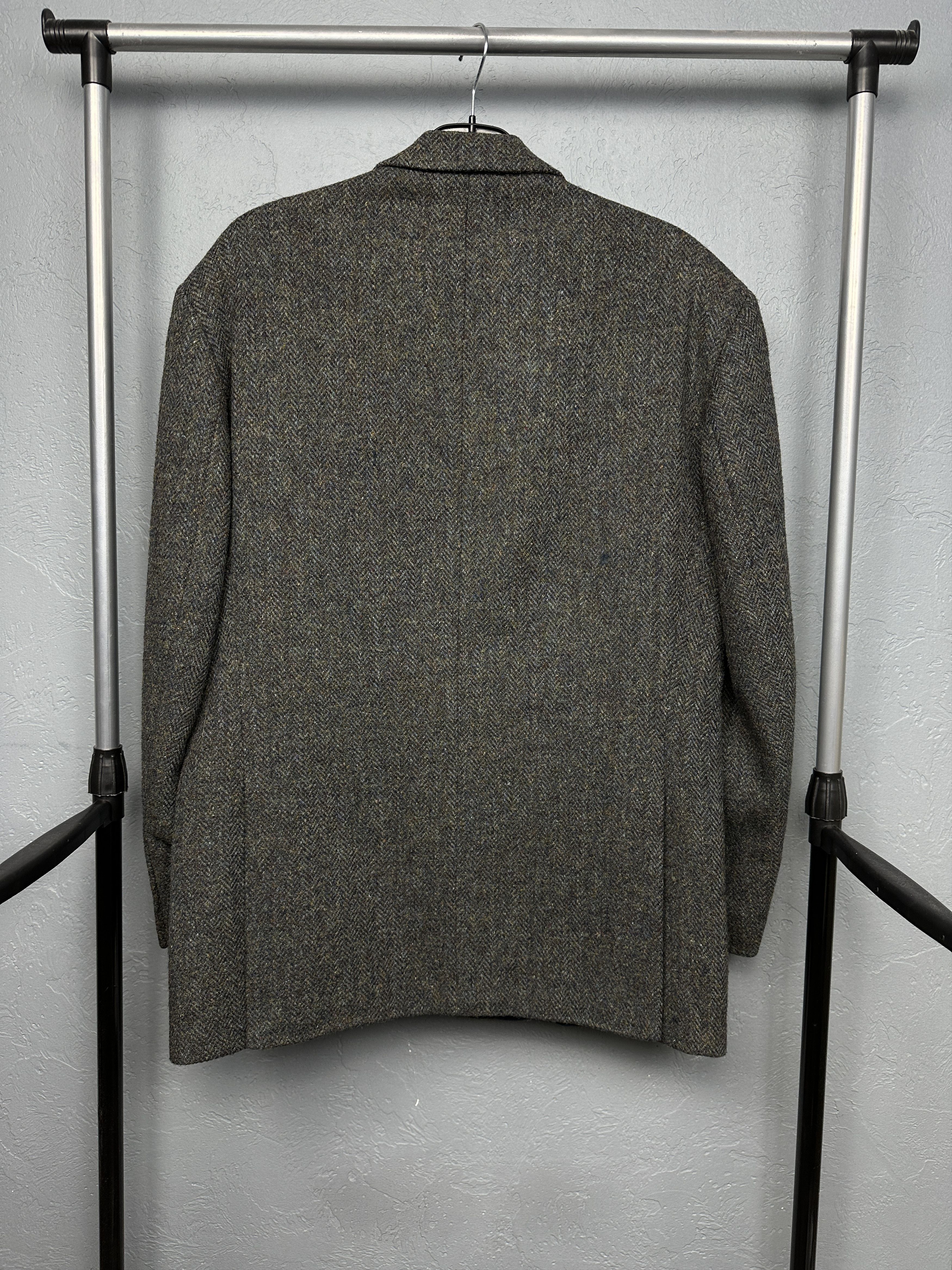 Harris Tweed Harris Tweed Wool Two Buttons Blazer Jacket Size US L / EU 52-54 / 3 - 6 Thumbnail