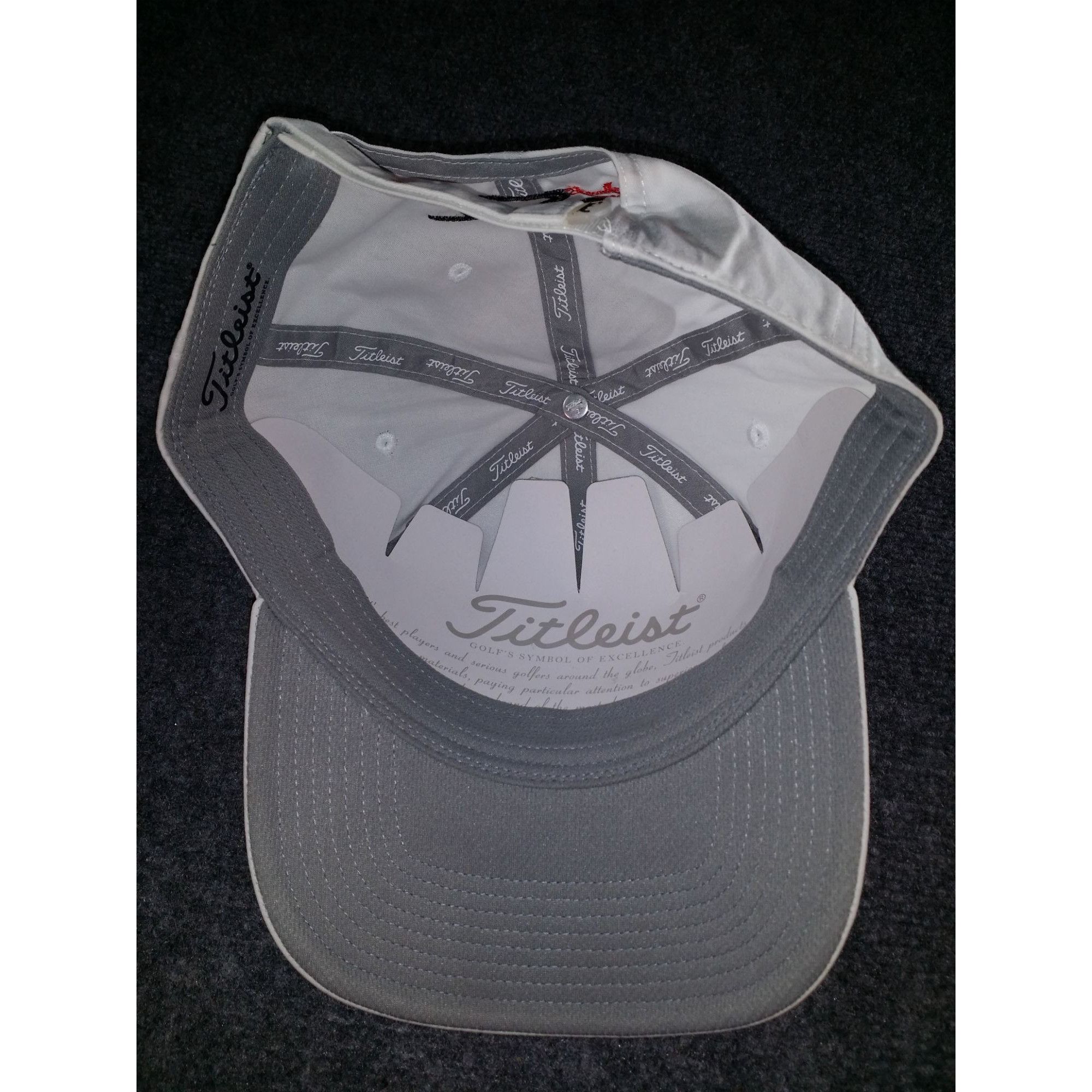 Titleist Titleist Golf Pro TSR Strapback Hat White Big Graphic Athlei Size ONE SIZE - 6 Thumbnail