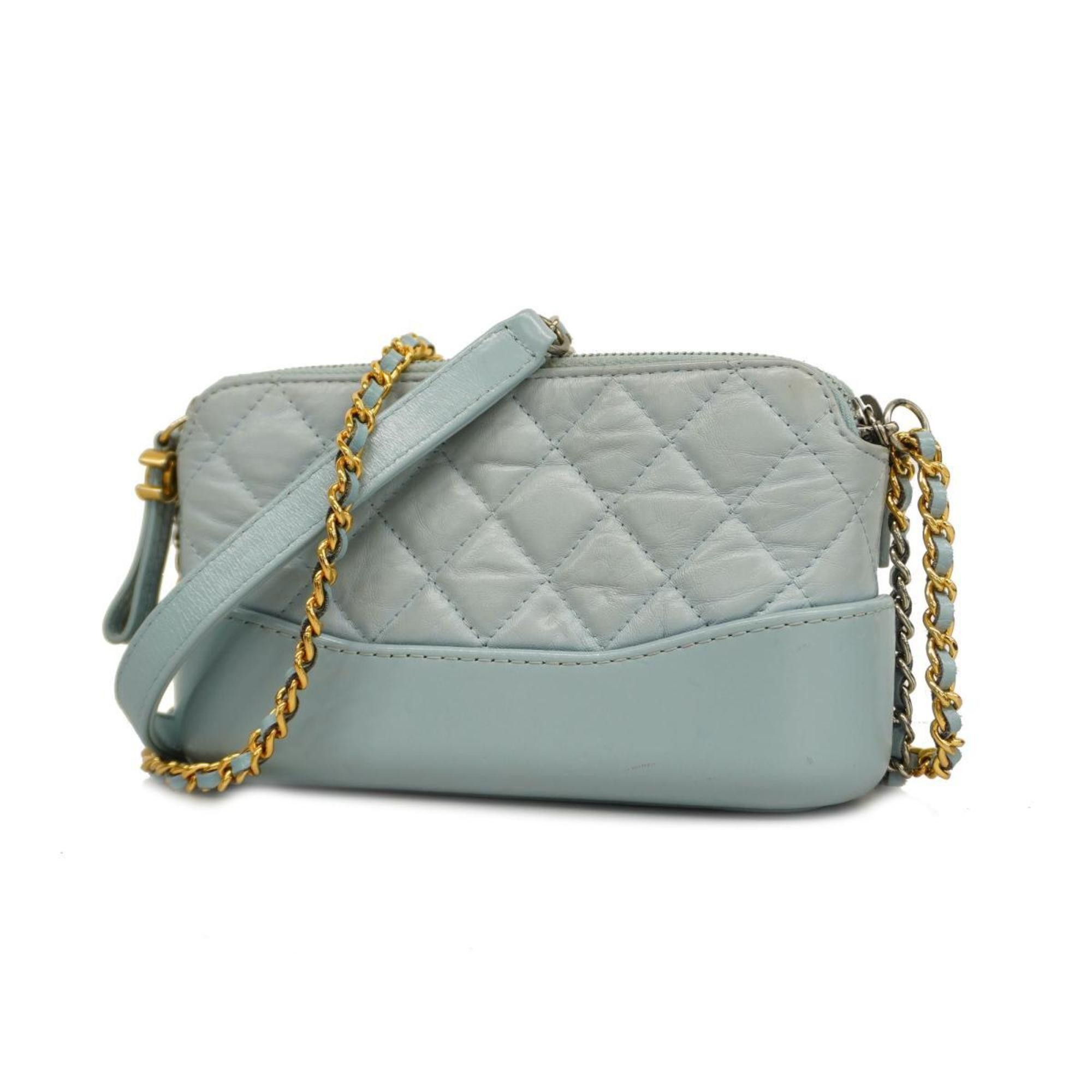 image of Chanel Matelassé Shoulder in Blue, Women's