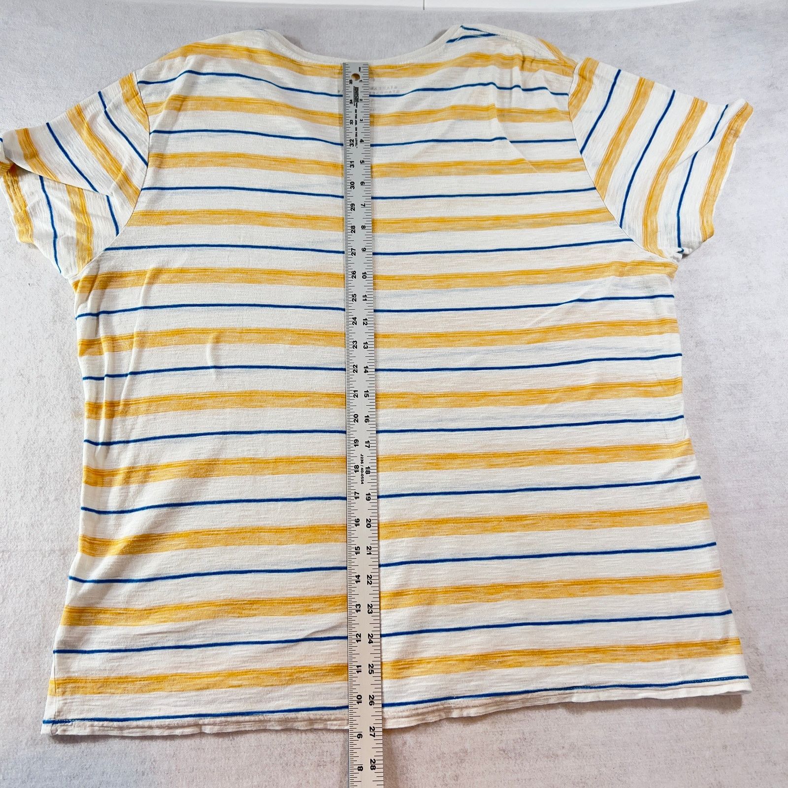 Bdg BDG Urban Outfitters V-Neck Shirt Woman L Blue Yellow Stripe Size L / US 10 / IT 46 - 8 Thumbnail