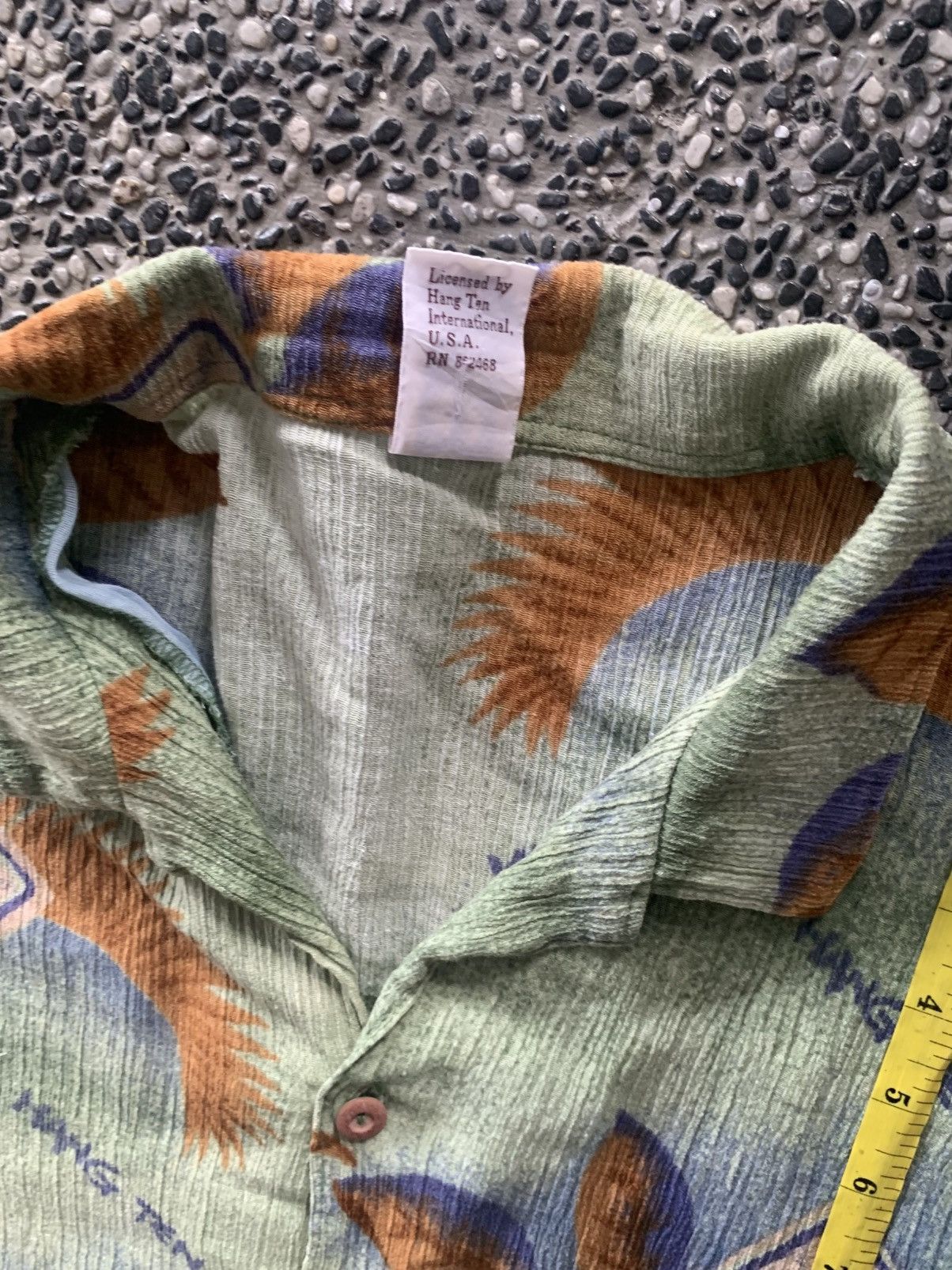 Hang Ten × Vintage Vintage 90s Hang Ten Hawaiian Surf / Surfing Shirt Size US M / EU 48-50 / 2 - 7 Thumbnail