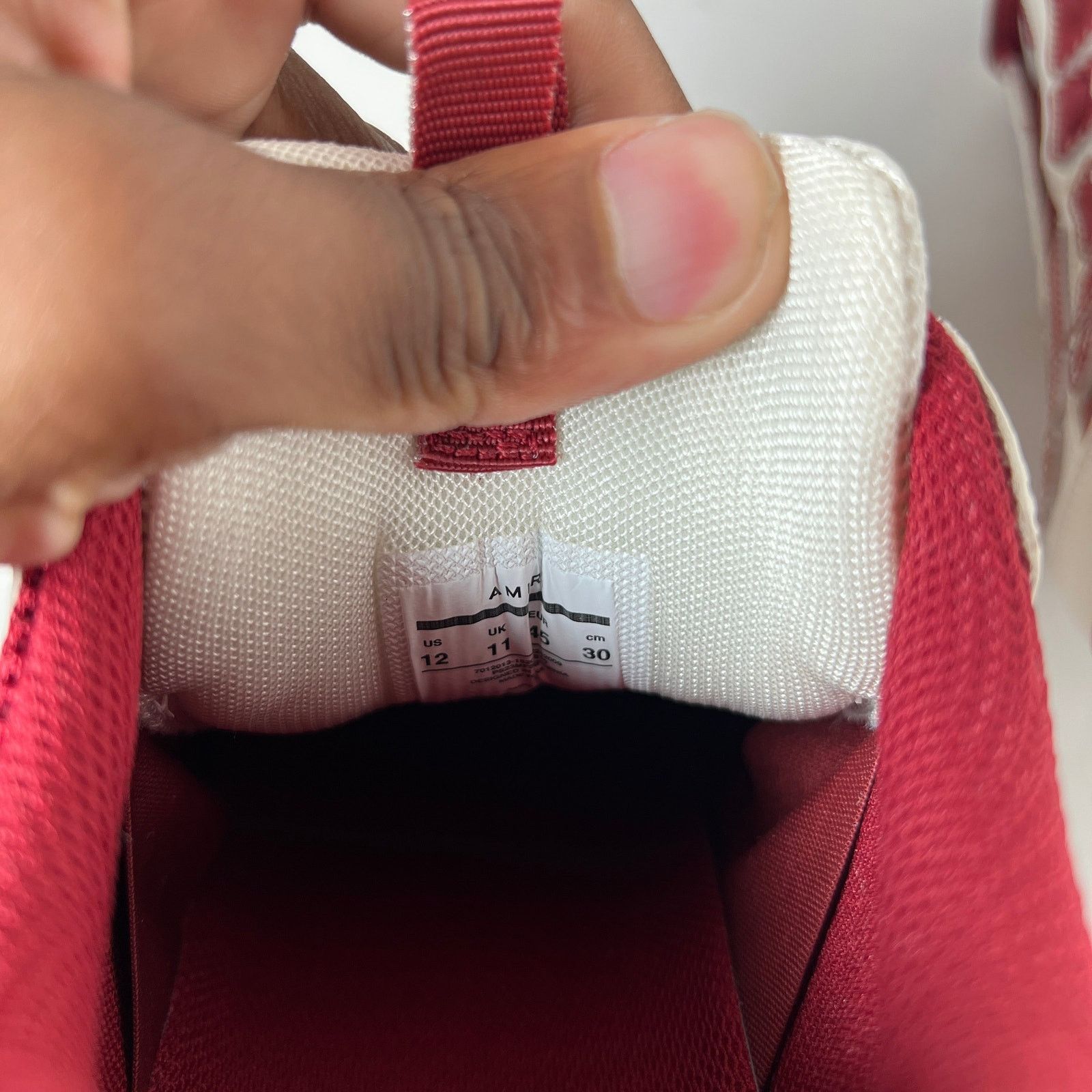 Amiri Amiri Burgundy Bone Runner Size 45 Size US 12 / EU 45 - 9 Thumbnail