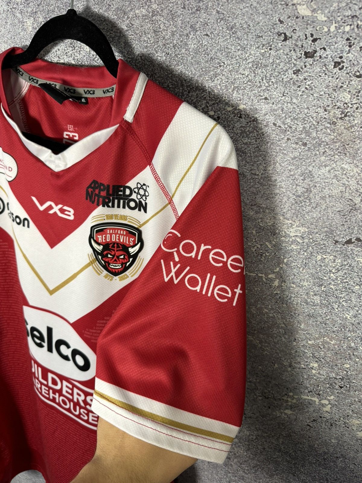 Vintage Salford Red Devils Rugby Jersey Men’s Size XL Size US XL / EU 56 / 4 - 16 Thumbnail