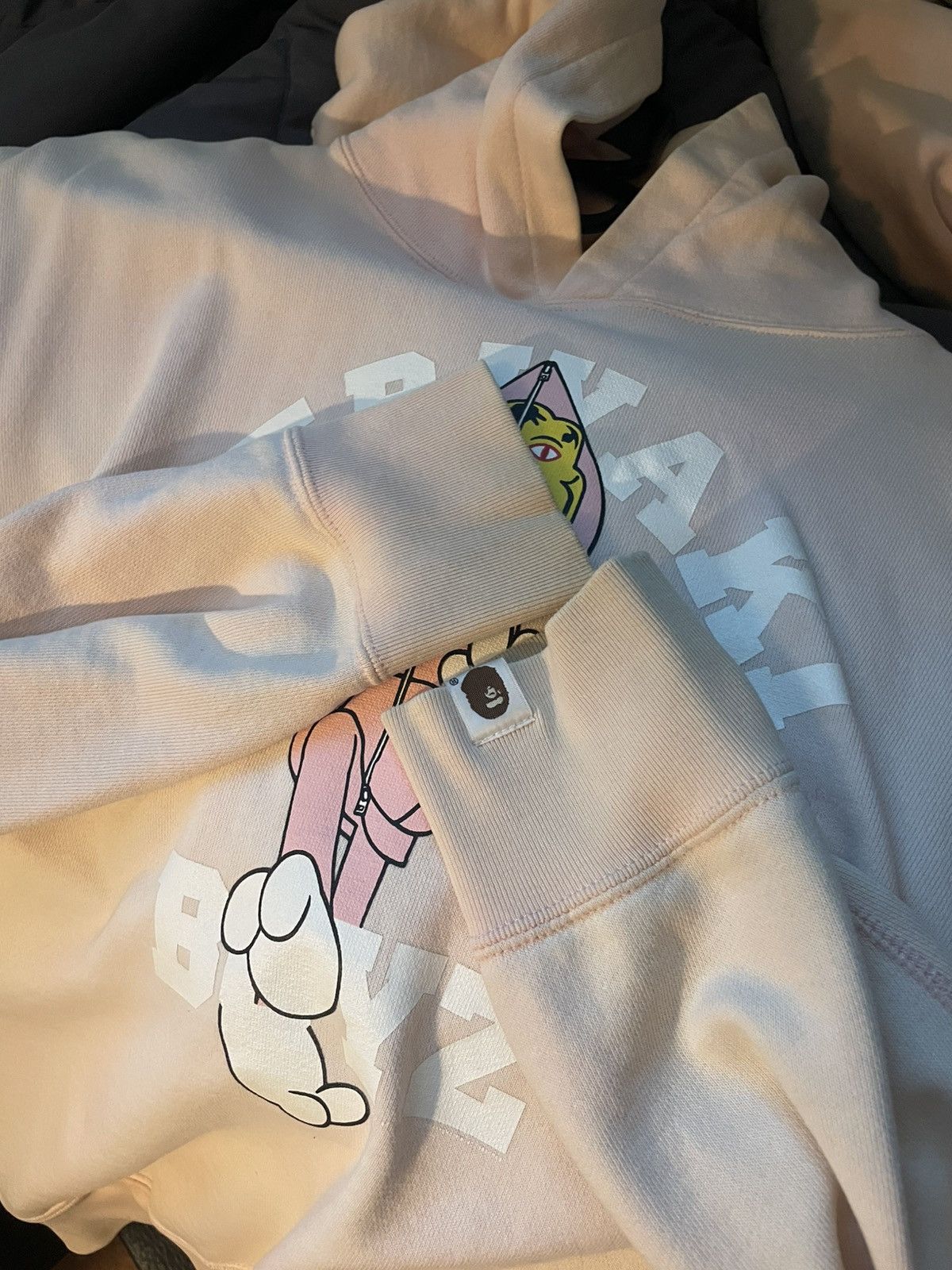 Bape Teriyaki Boyz Hoodie - Pink/Salmon (RARE) Size US L / EU 52-54 / 3 - 3 Thumbnail
