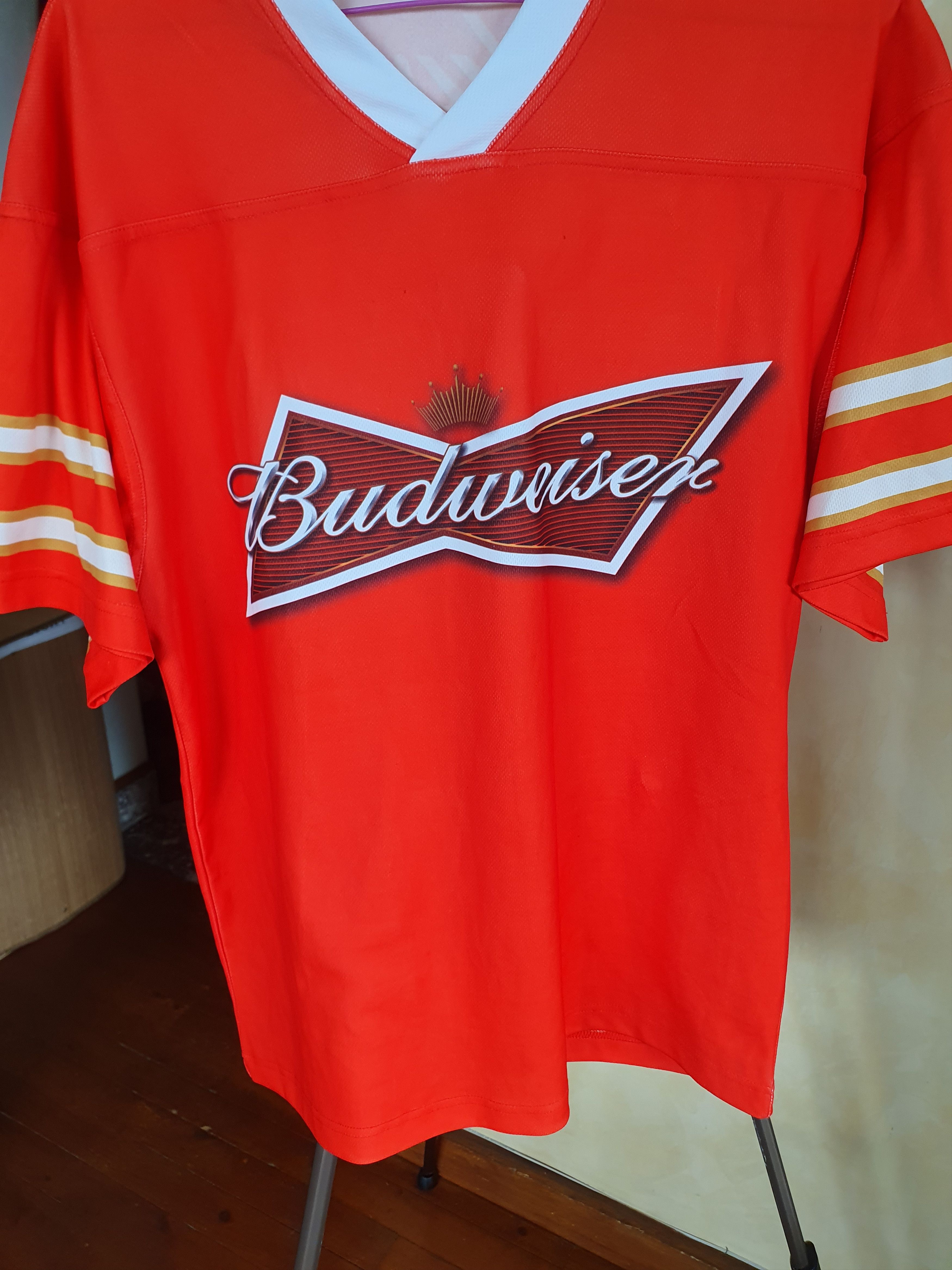 Budweiser Budweiser #54 SWAG jersey sz M/L Size US M / EU 48-50 / 2 - 3 Thumbnail