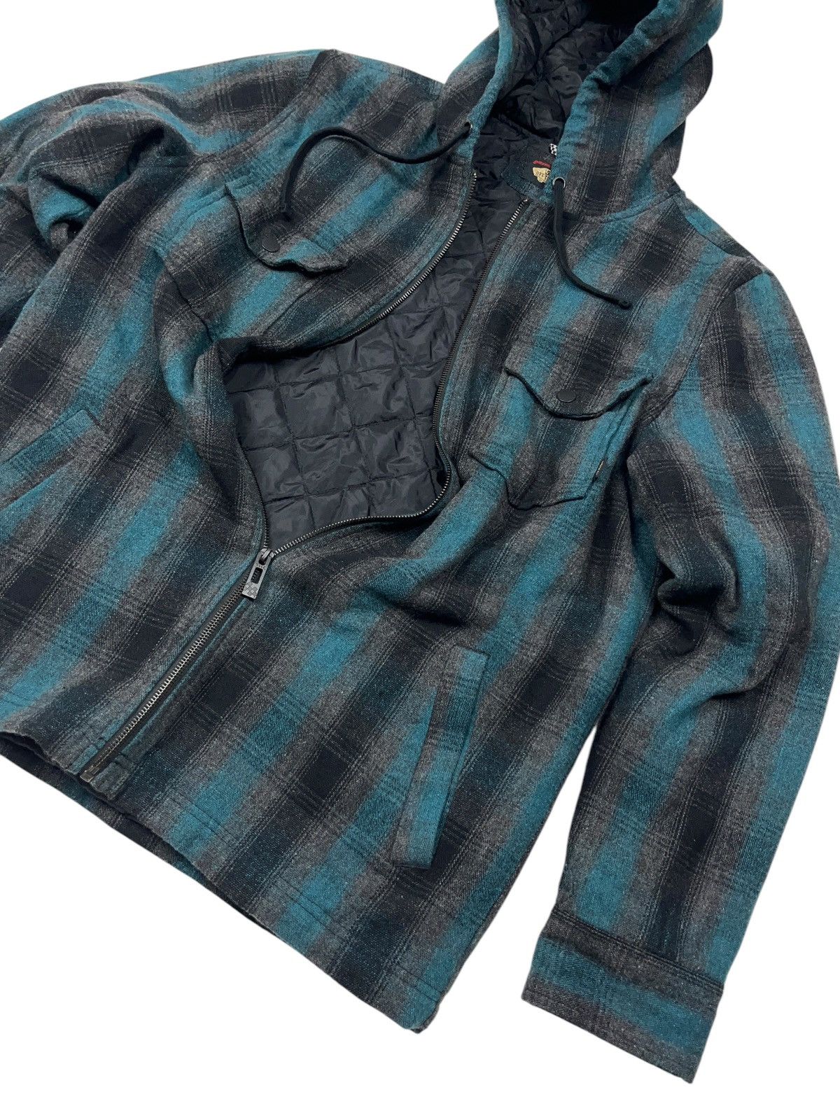 Vans Vintage Vans Active Jacket Wool Plaid Carhartt Style Size US M / EU 48-50 / 2 - 9 Thumbnail