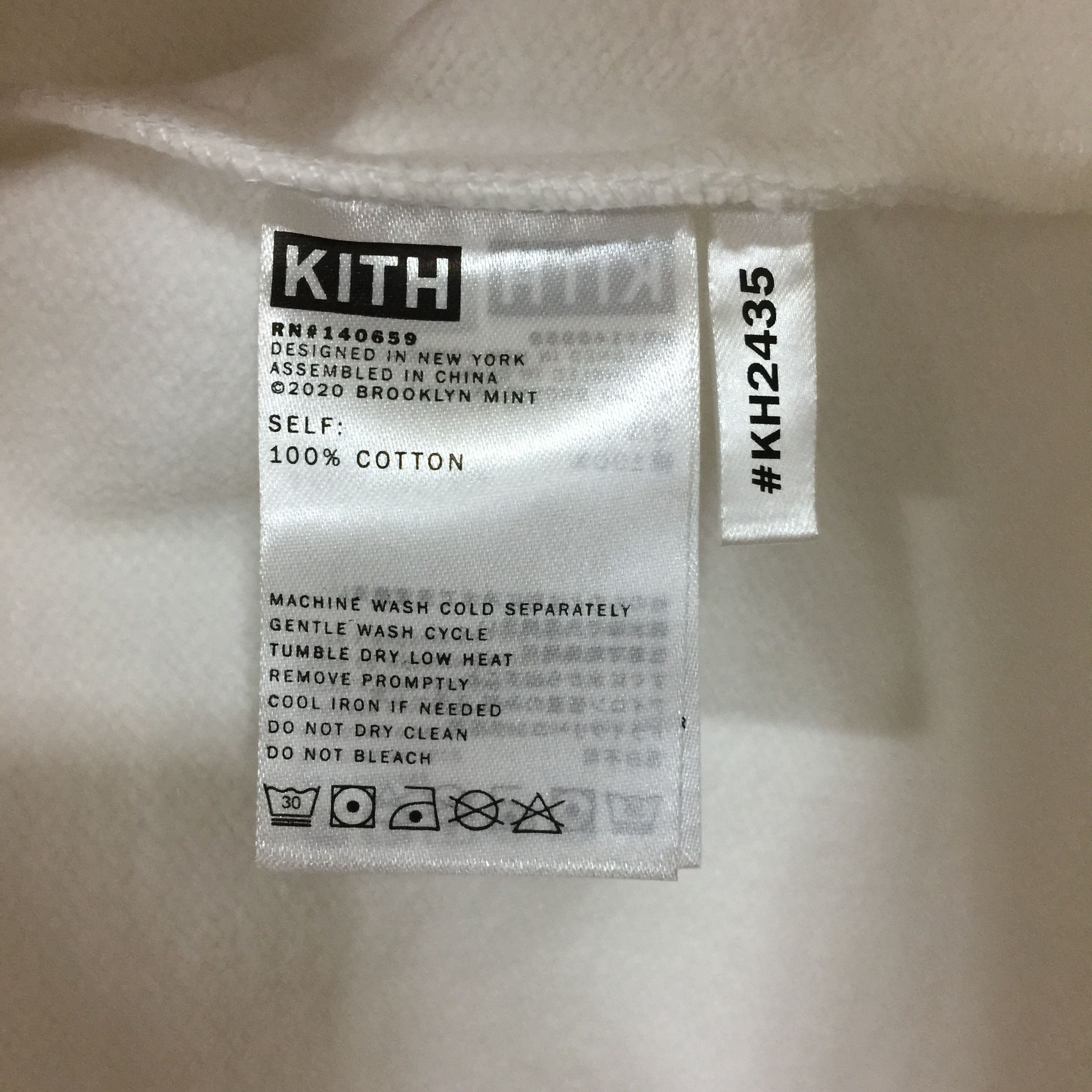 Kith × Rap Tees Kith x Biggie Classic Logo Hoodie White Size US S / EU 44-46 / 1 - 7 Thumbnail