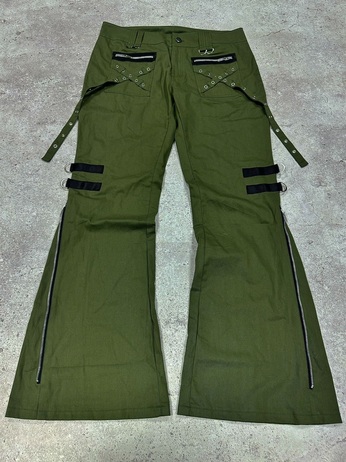 Hysteric Glamour × If Six Was Nine × Japanese Brand Avant-Garde Bootcut Bandage Flare IfSixWasNine Style Pants Size US 33 - 1 Thumbnail