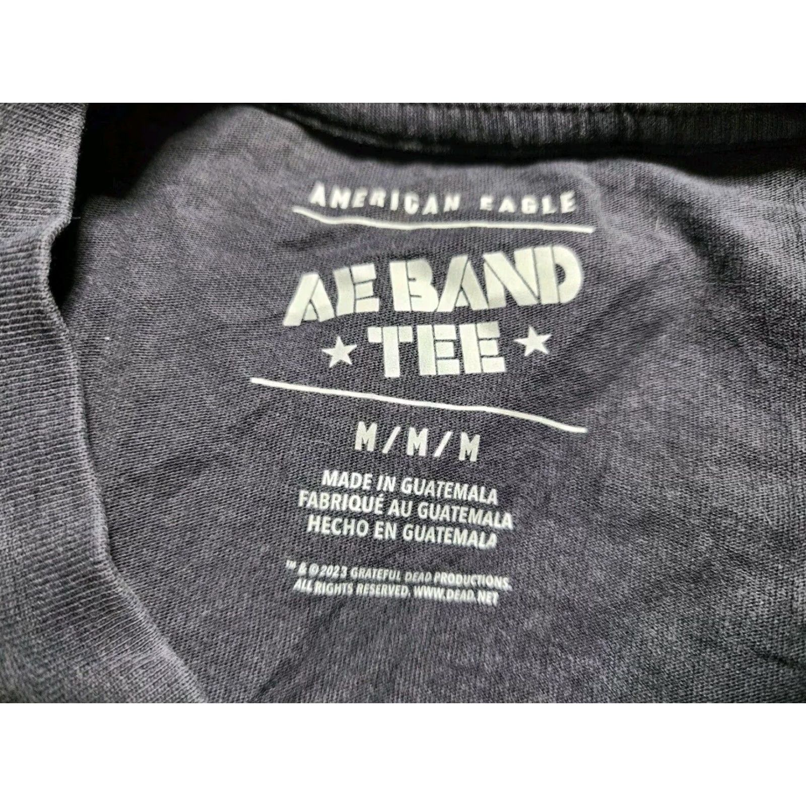 American Eagle Outfitters VINTAGE American Eagle Outfitters Band Tee Grateful Dead Shirt Unisex Adults M Gray Crew Neck Short Sleeve Oversized Cotton T-Shirt Mens Size M / US 6-8 / IT 42-44 - 4 Thumbnail