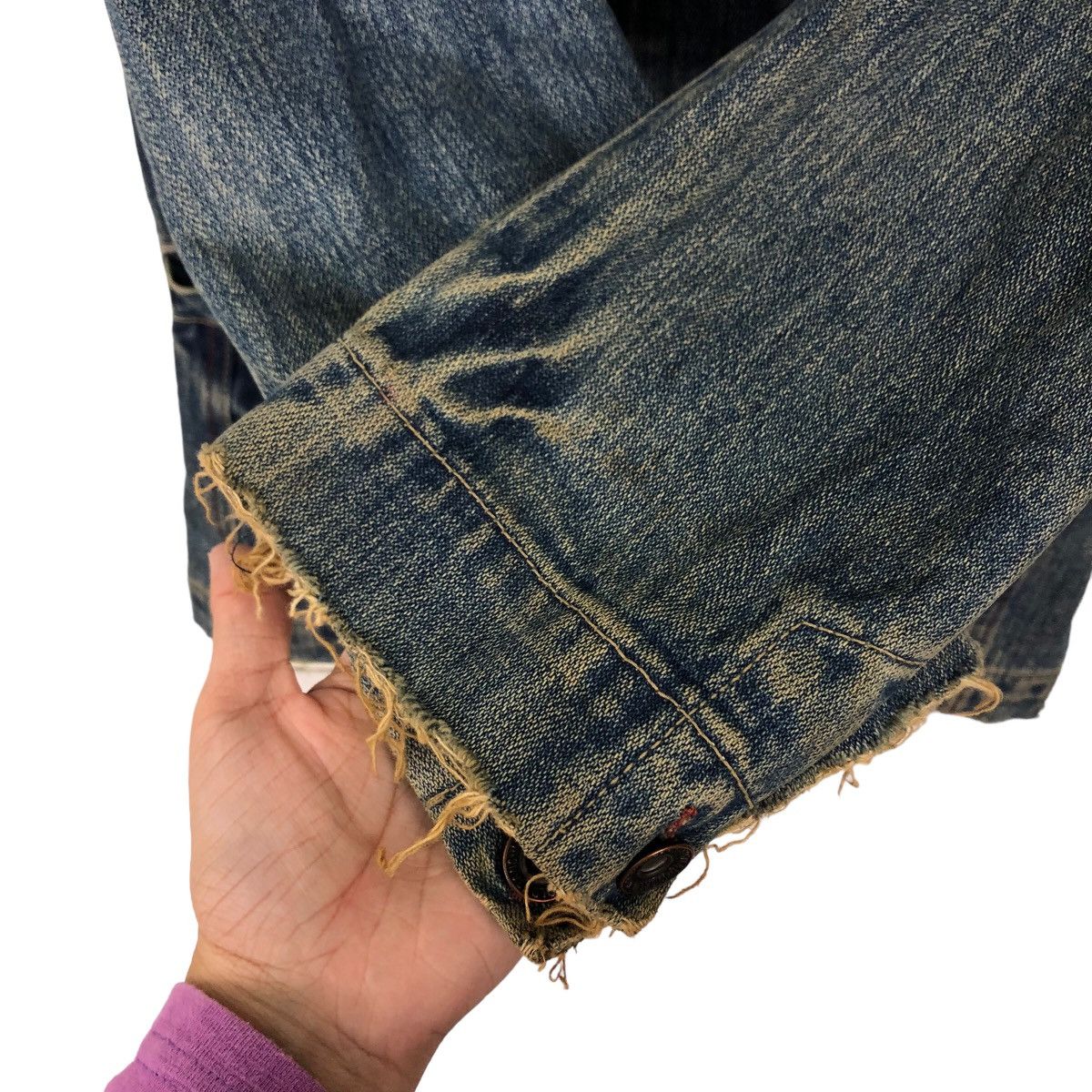 Other 🔥VINTAGE HIKORY CHORE JACKET NYLAUS JEANS WORK JAPAN Size US M / EU 48-50 / 2 - 11 Thumbnail