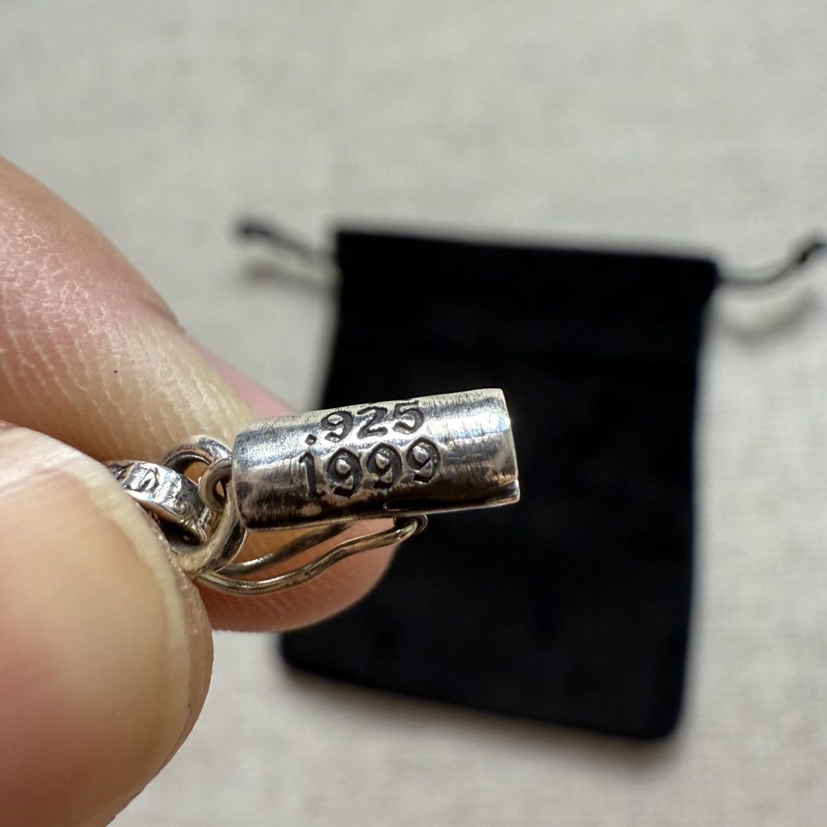 Chrome Hearts Chrome Hearts Tiny E Sliver Bracelet 11 links Size ONE SIZE - 6 Thumbnail