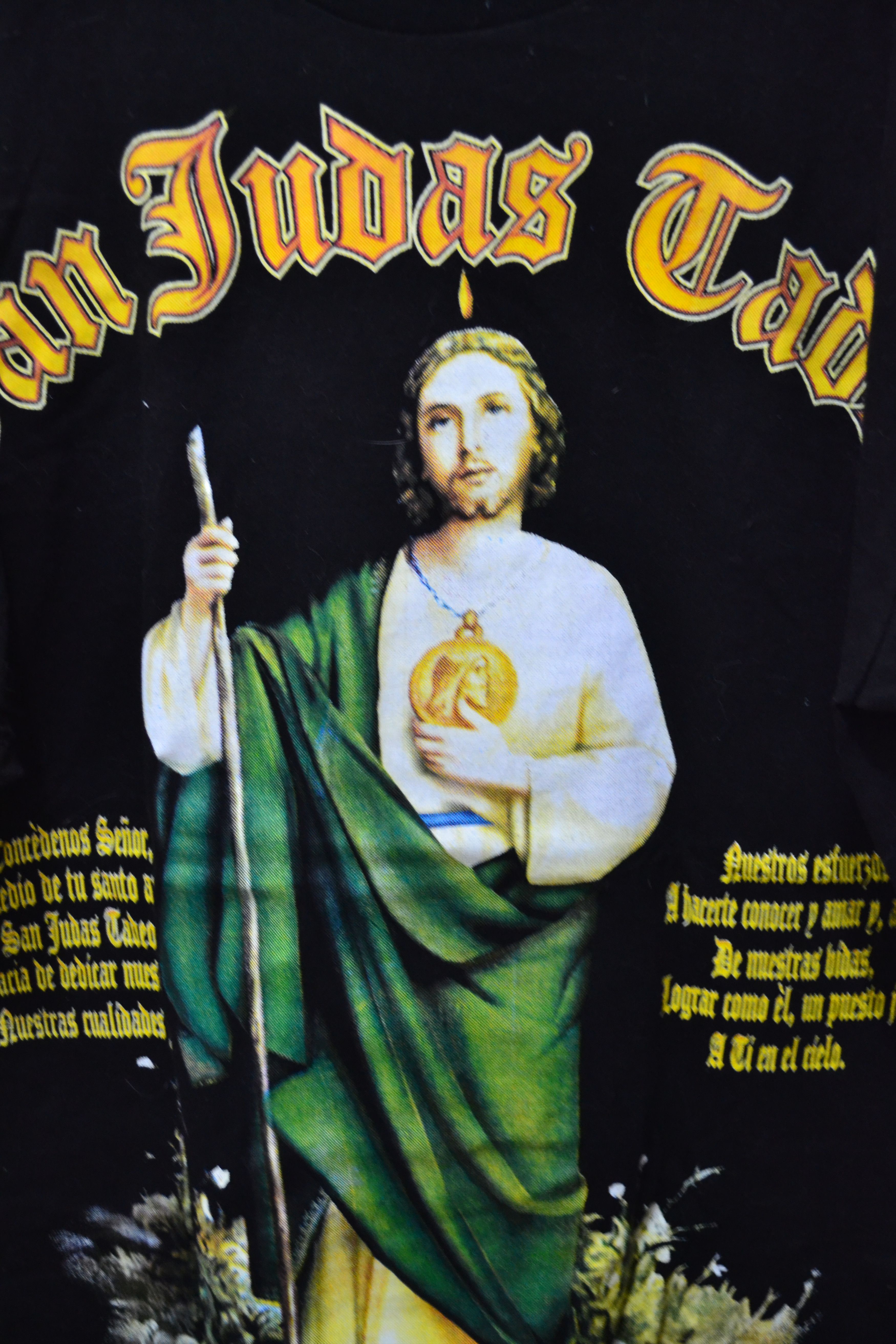 Other VINTAGE ROCK REVOLUCION SAN JUDAS TADEO TEE Size US XL / EU 56 / 4 - 3 Thumbnail