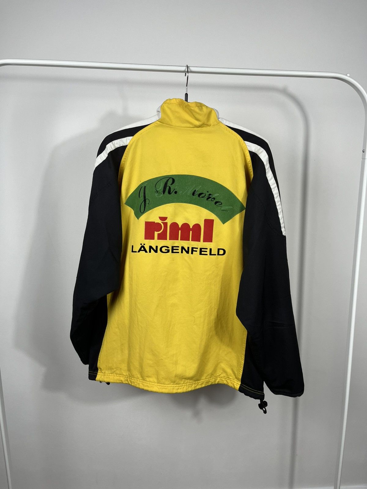 Adidas Vintage Adidas Yellow Black Team Zip Up Jacket Size US M / EU 48-50 / 2 - 12 Thumbnail