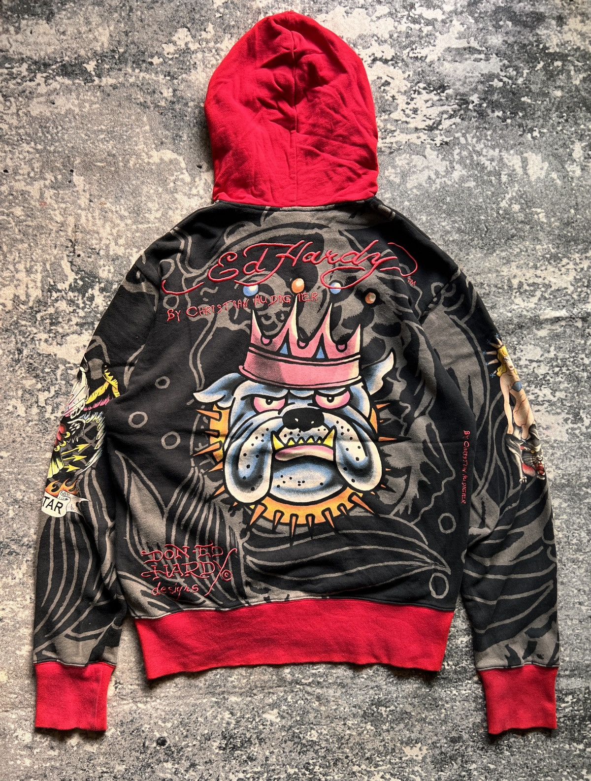 Ed Hardy Ed Hardy by Christian Audigier Hoodie Size US L / EU 52-54 / 3 - 2 Thumbnail