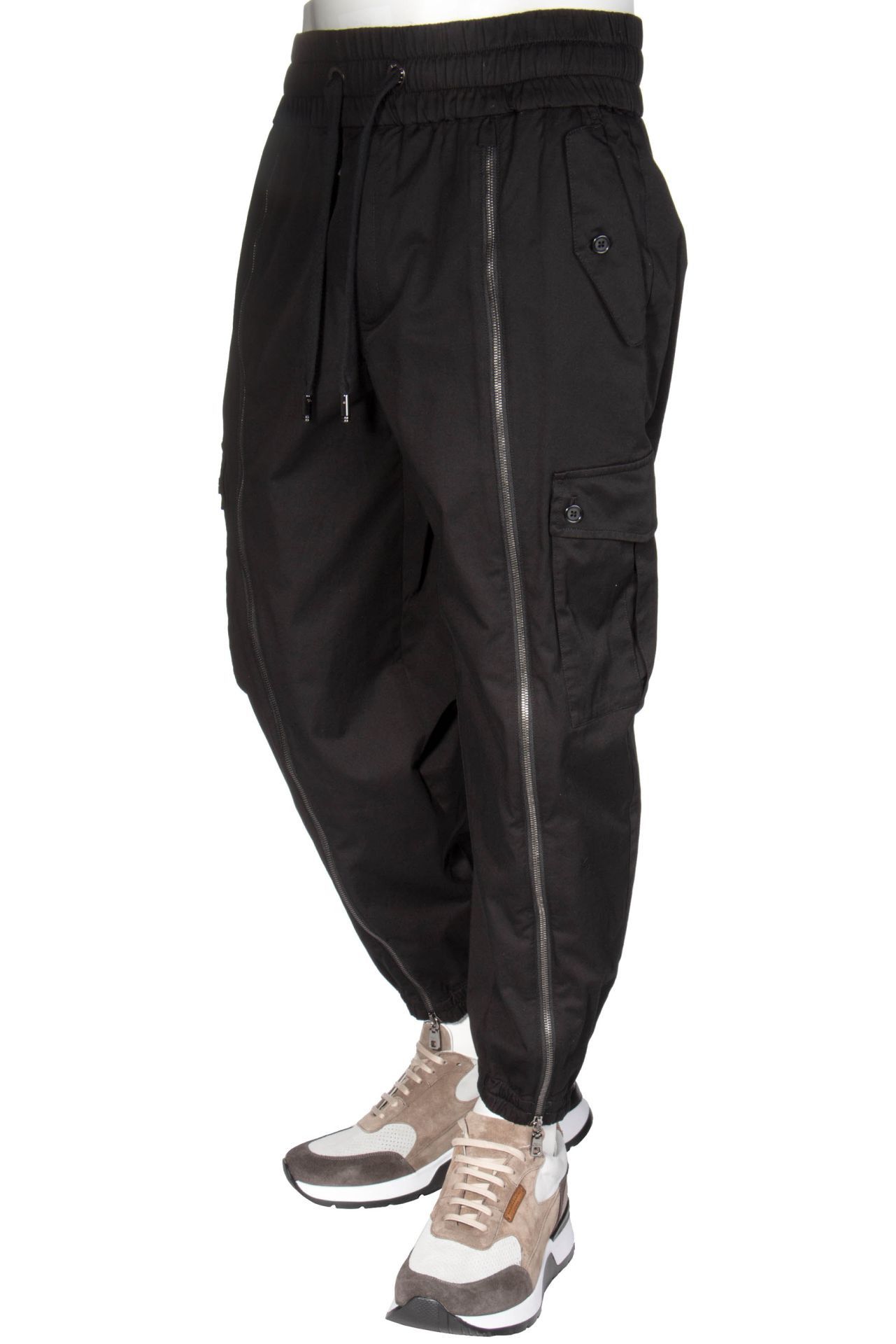 Dolce & Gabbana o1y0125 Cargo Pant in Black Size US 30 / EU 46 - 2 Thumbnail