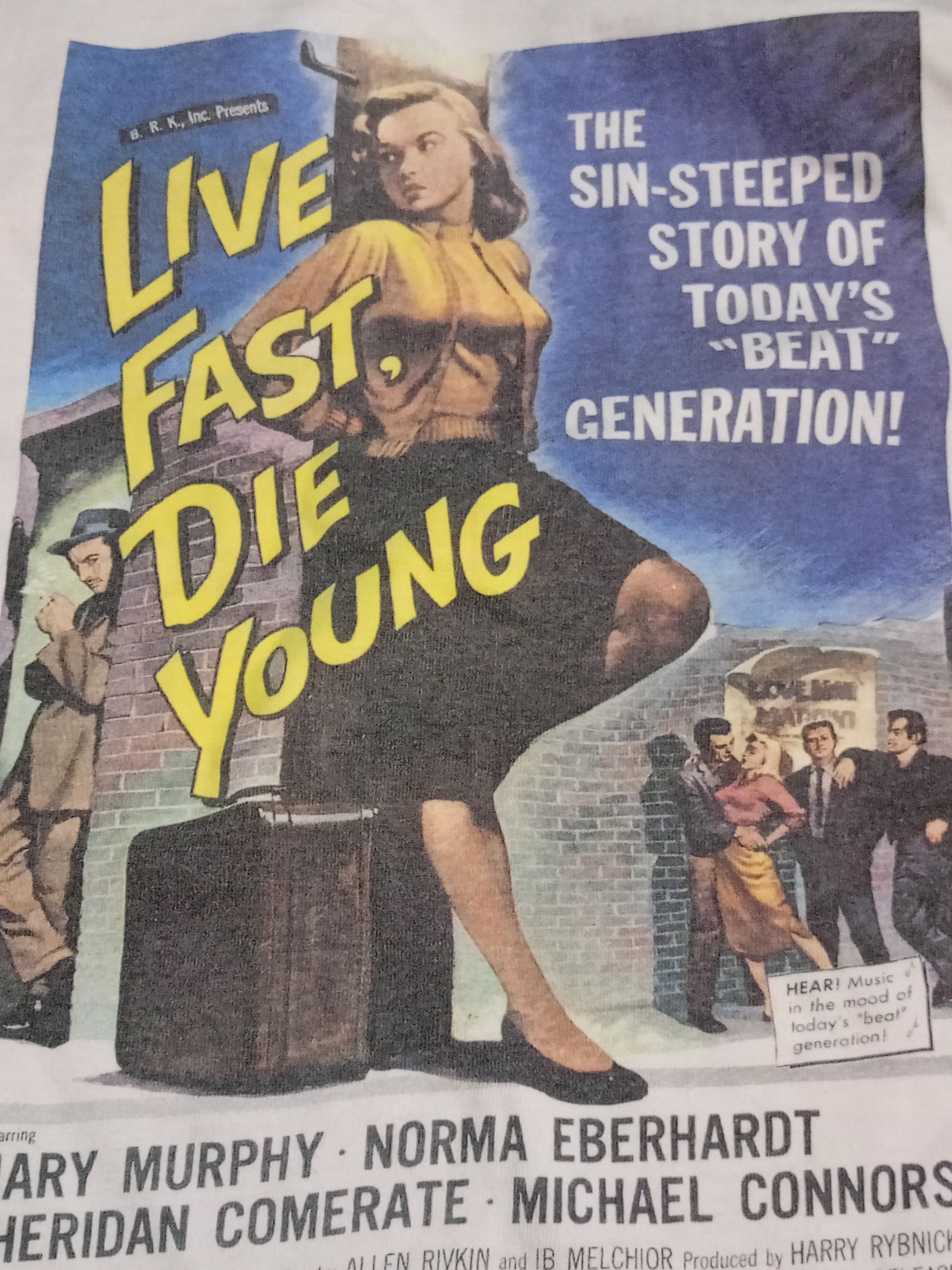 Vintage Vintage rare live fast die young movie t shirt Size US L / EU 52-54 / 3 - 2 Thumbnail