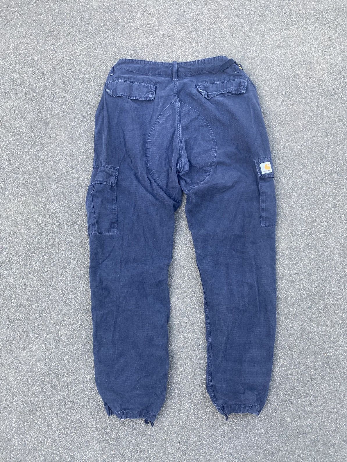 Carhartt × Carhartt Wip Vintage Carhartt wip aviation pantson drawstring men’s blue Size US 36 / EU 52 - 2 Thumbnail